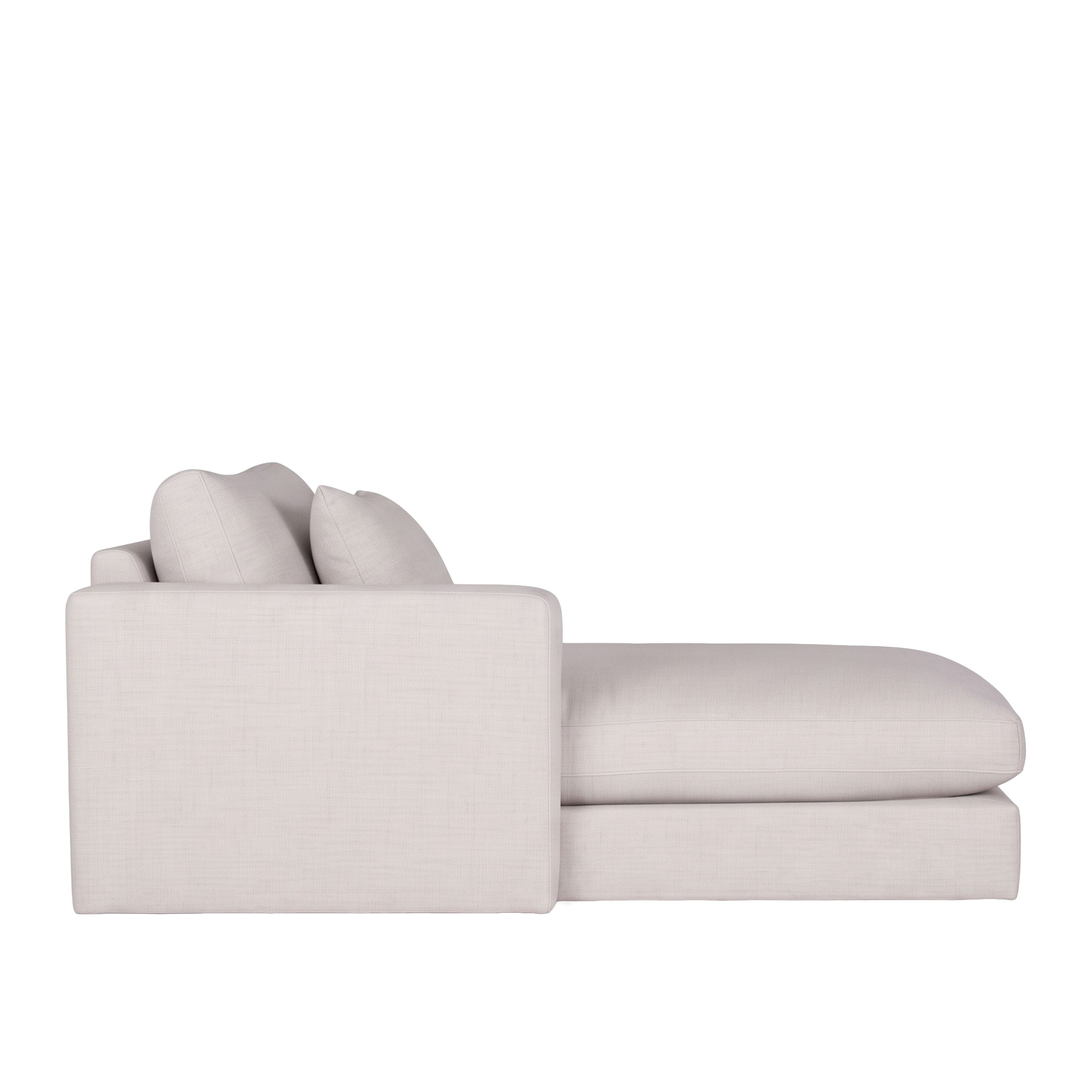 Isola Chaise Module Left Linen 126x160