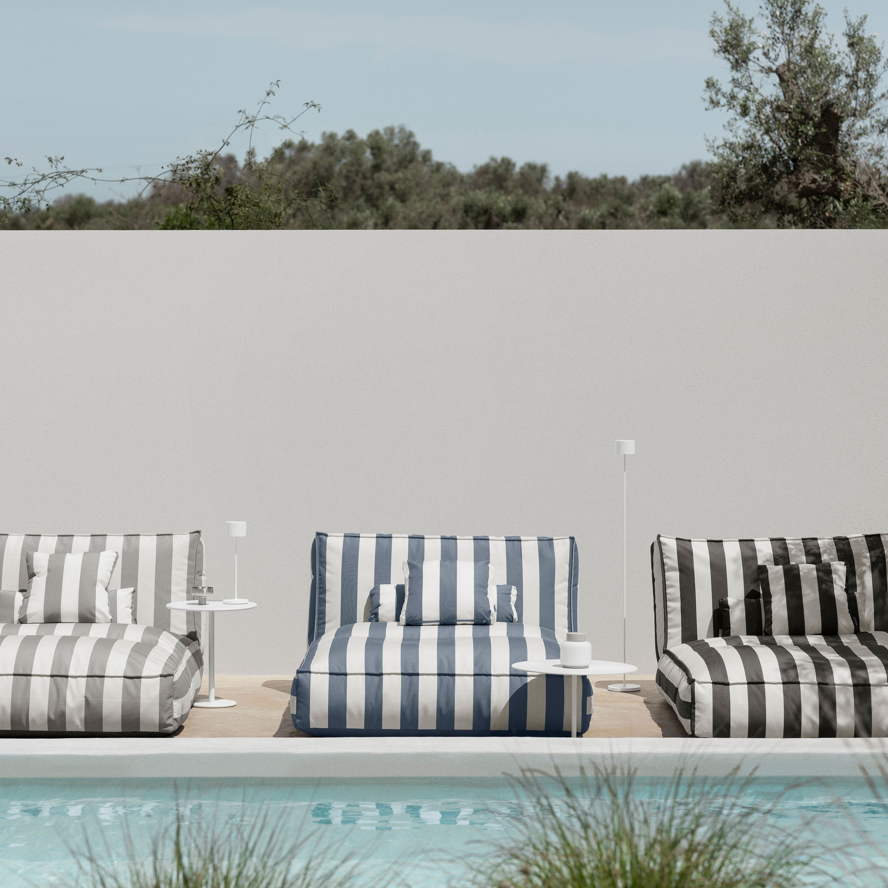 Blomus Stay Päivävuode Key Largo/Lily White 120x190