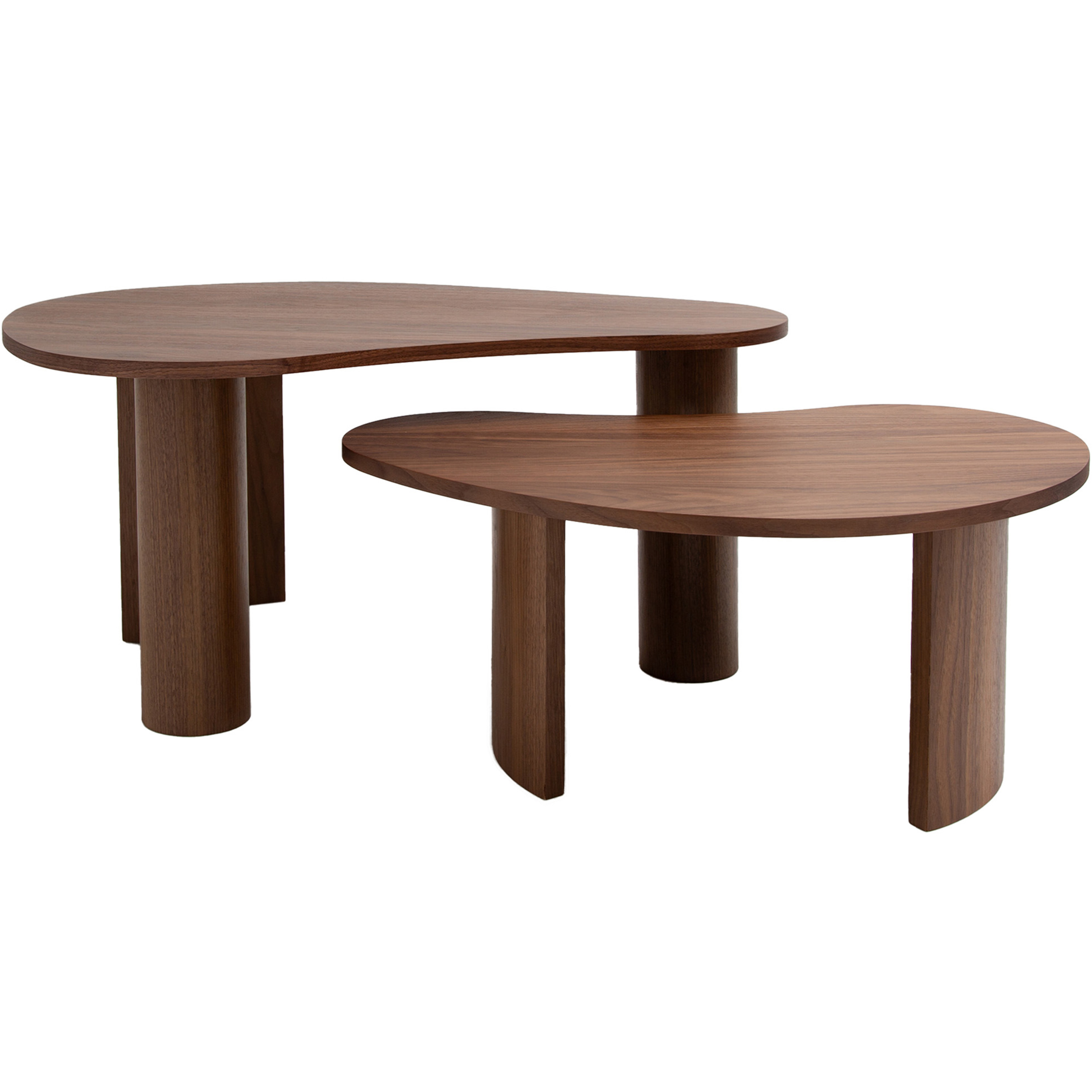 Nordic Home Carolin Satsbord Valnöt 2-pack