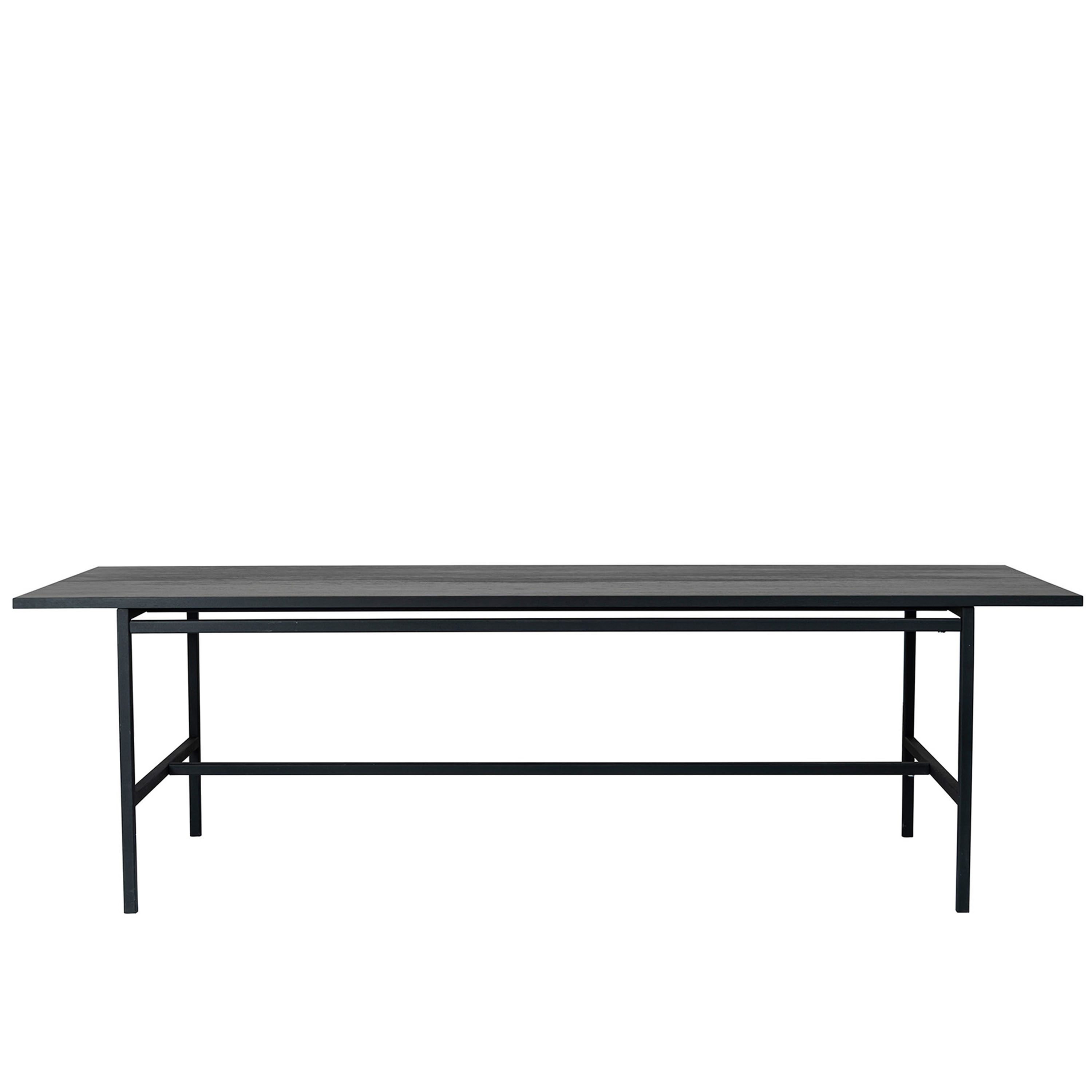 Almina Matbord Svartbetsad Ek 250cm