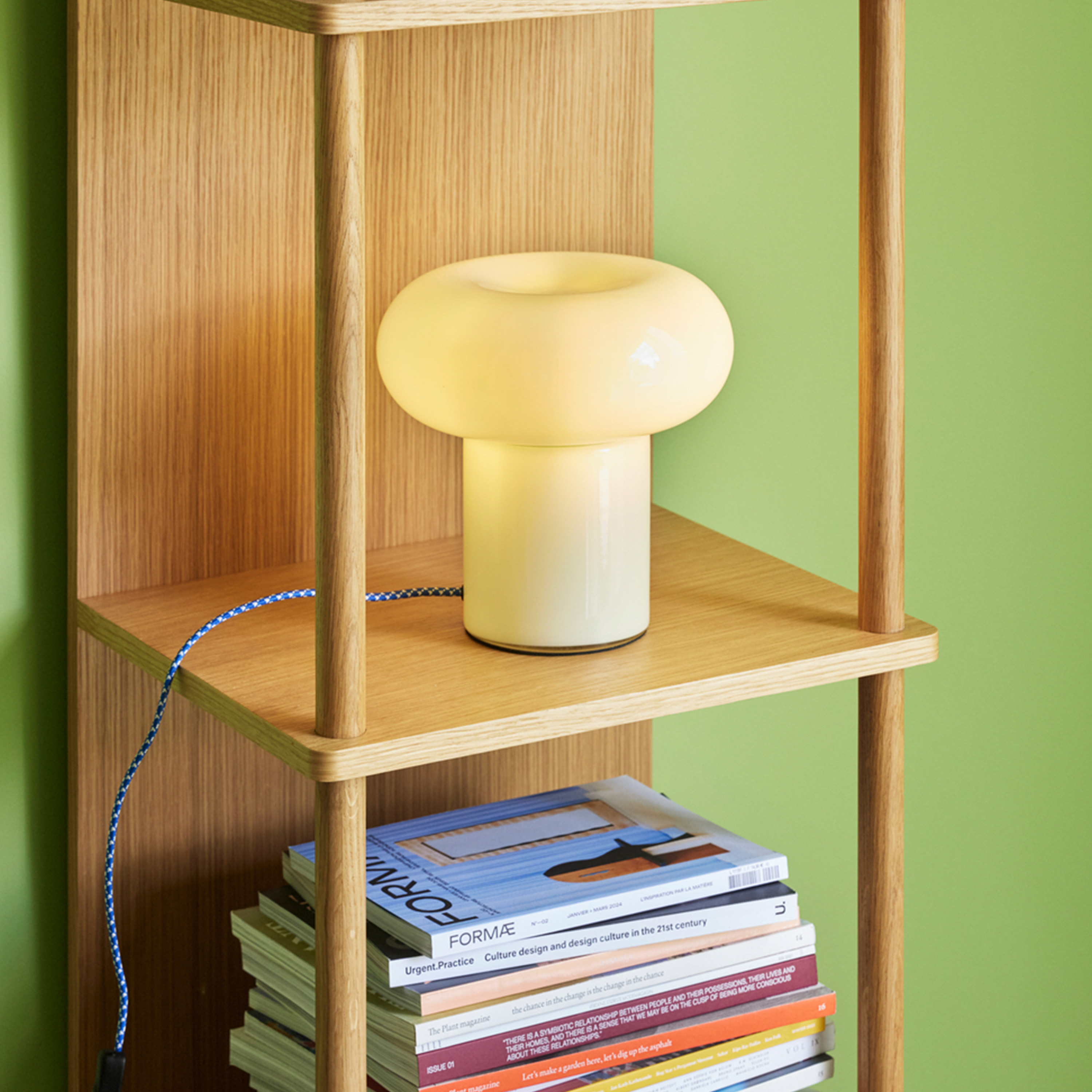 Hübsch Hues Bordslampa Light Green Ø23