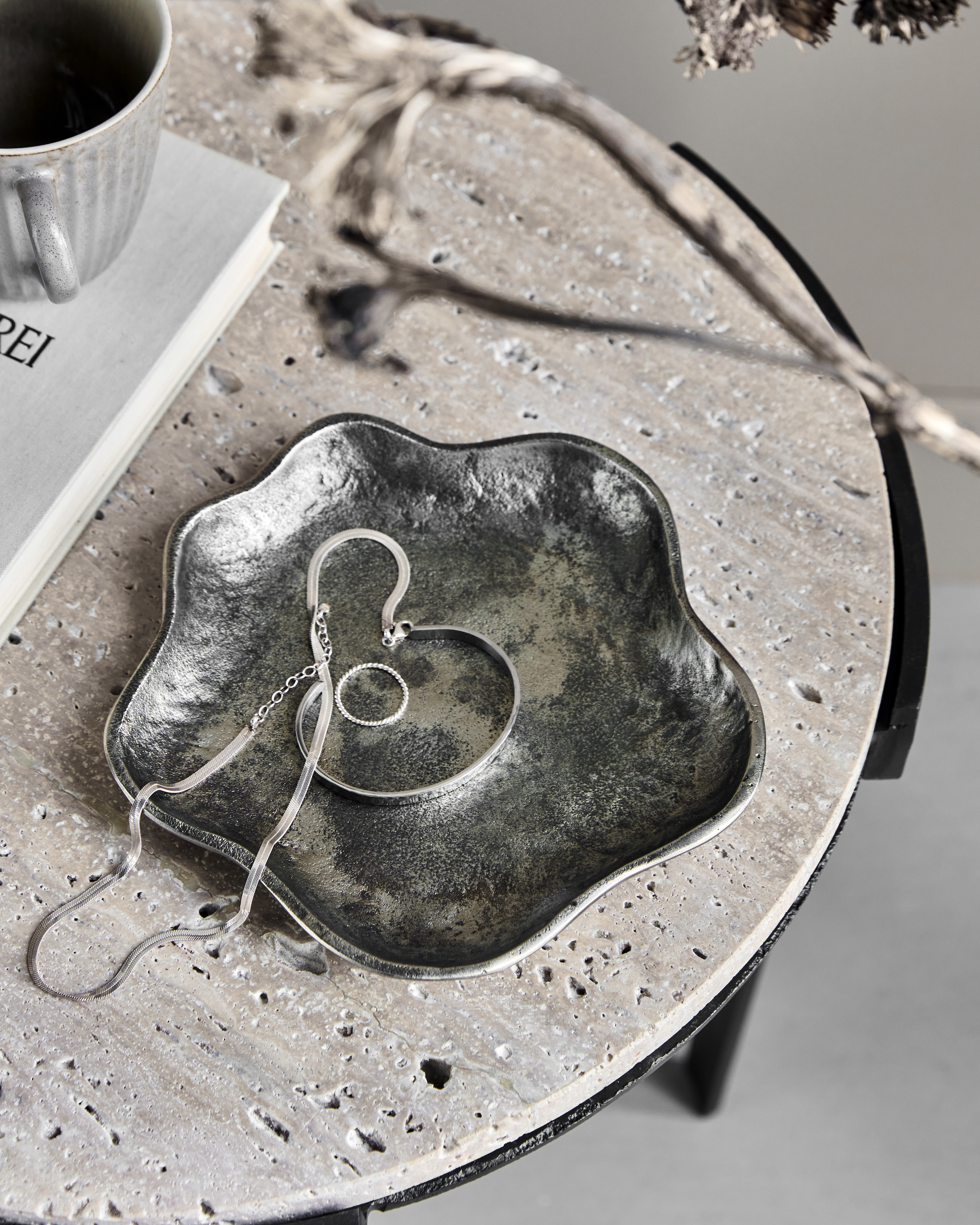 House Doctor Talas Bricka Antik Metallisk Ø18