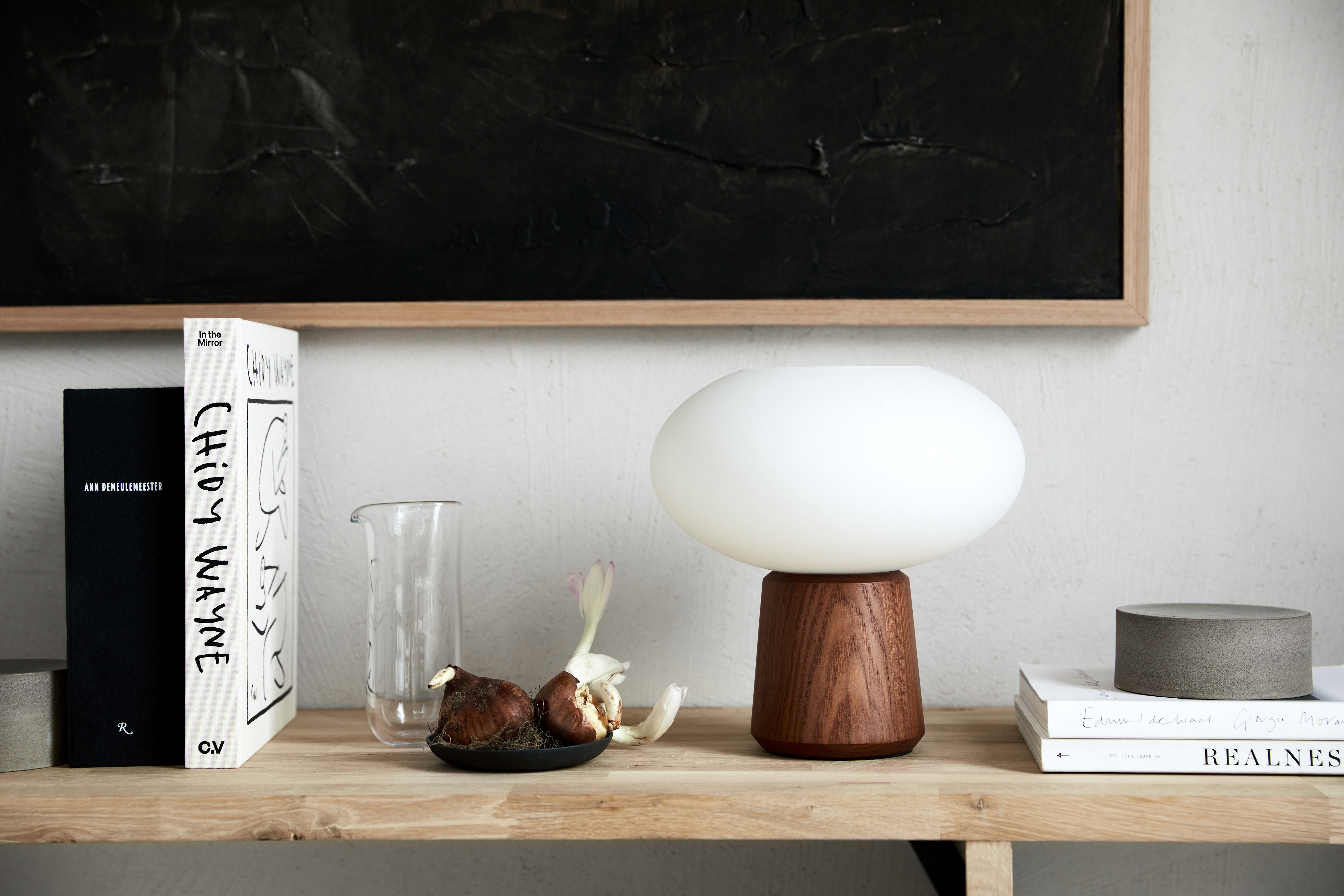 Watt &amp; Veke Olivia Pöytävalaisin Tumma Saarni 27cm