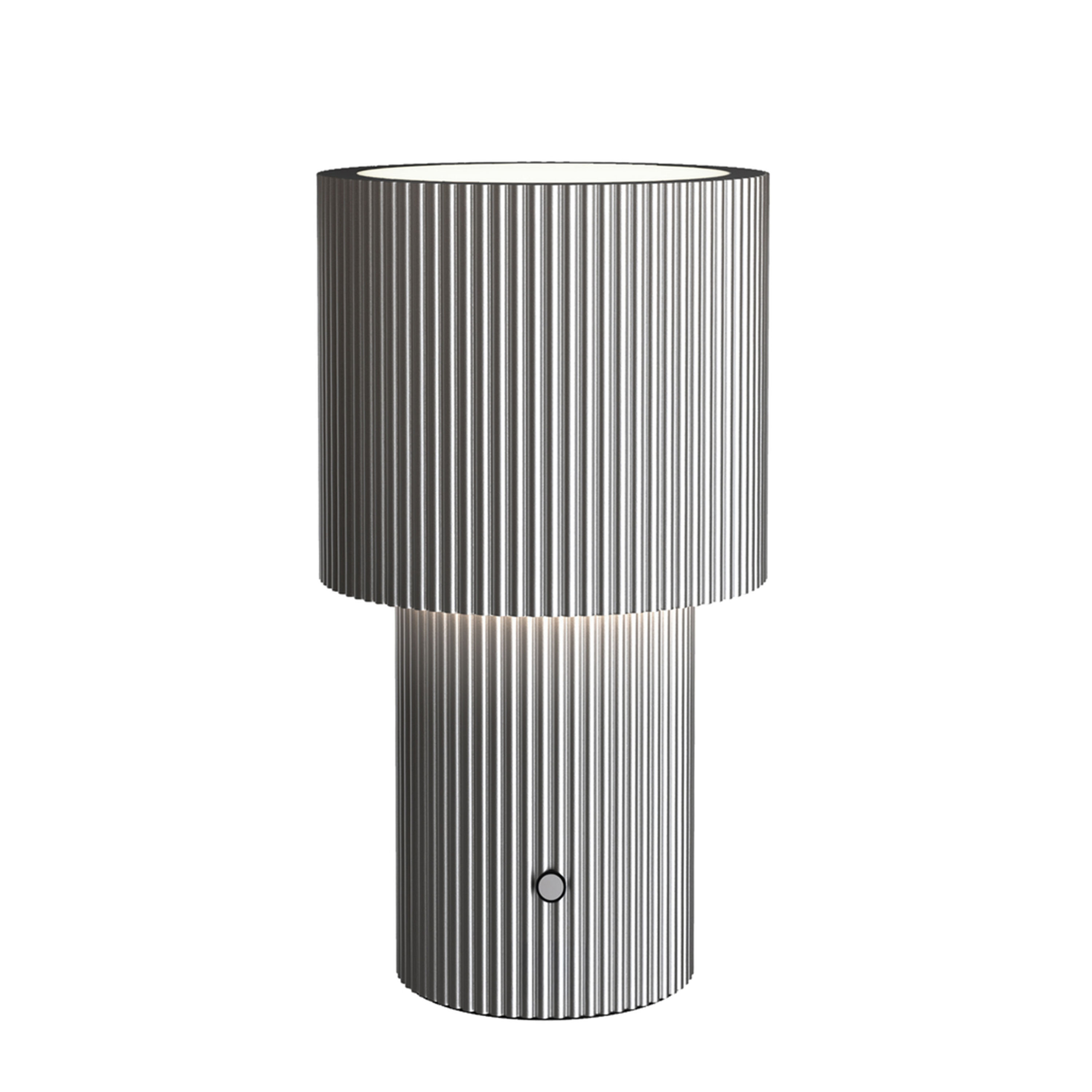 Iluma Tragbare Tischlampe Silber 22cm