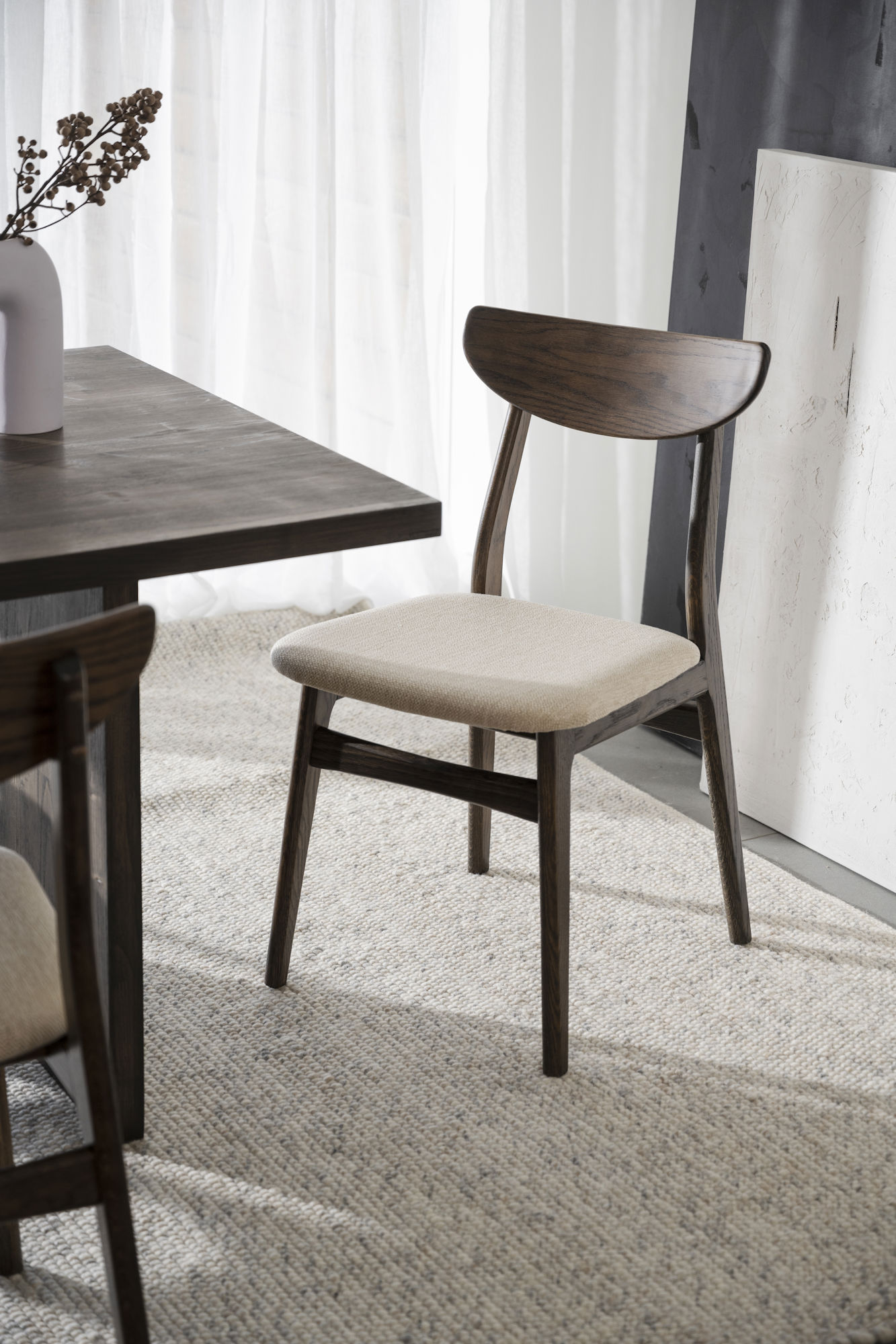 Rowico Home Rodham Matstol Brun/Beige