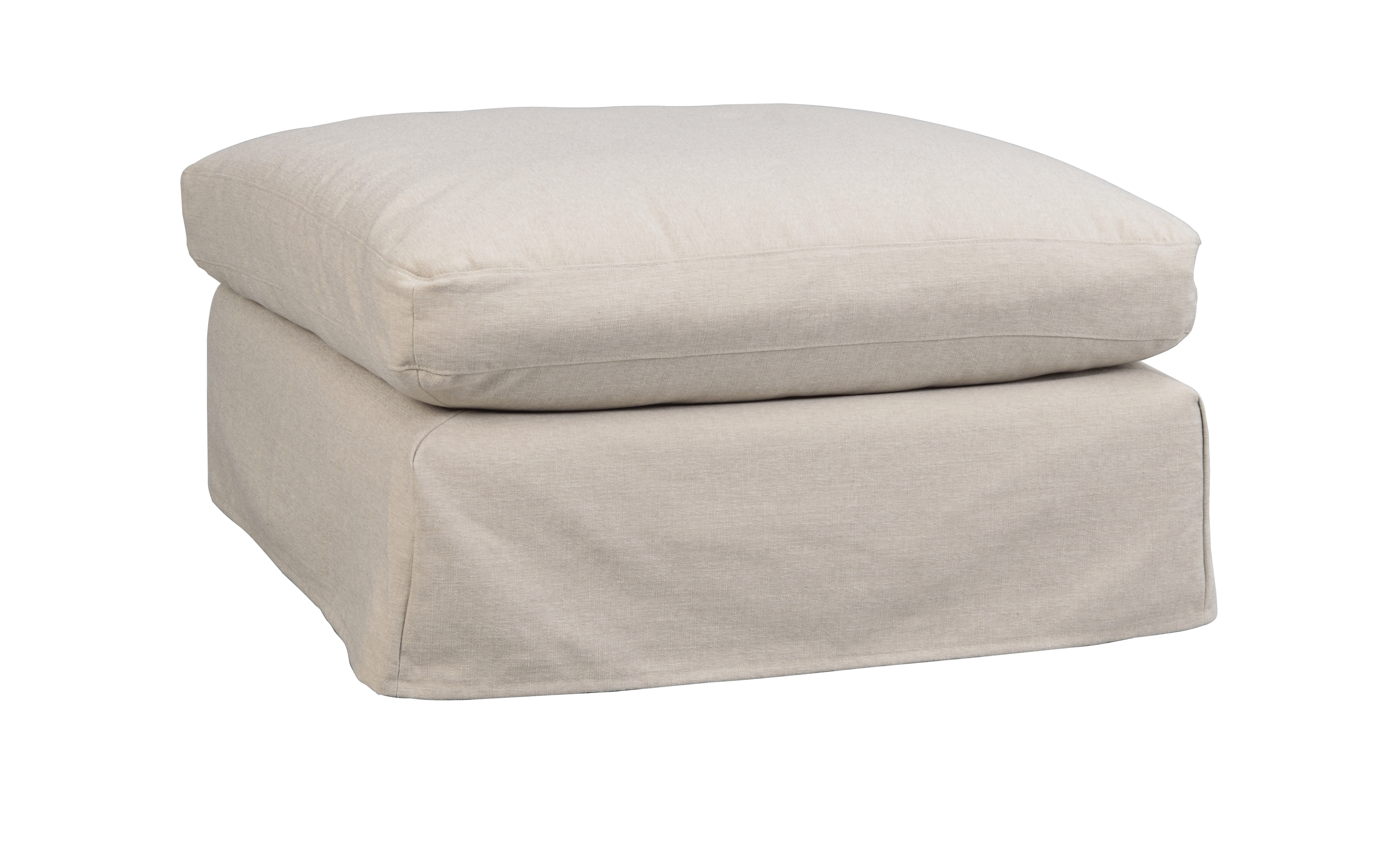 Rowico Home Peyton Fußhocker Beige 90cm