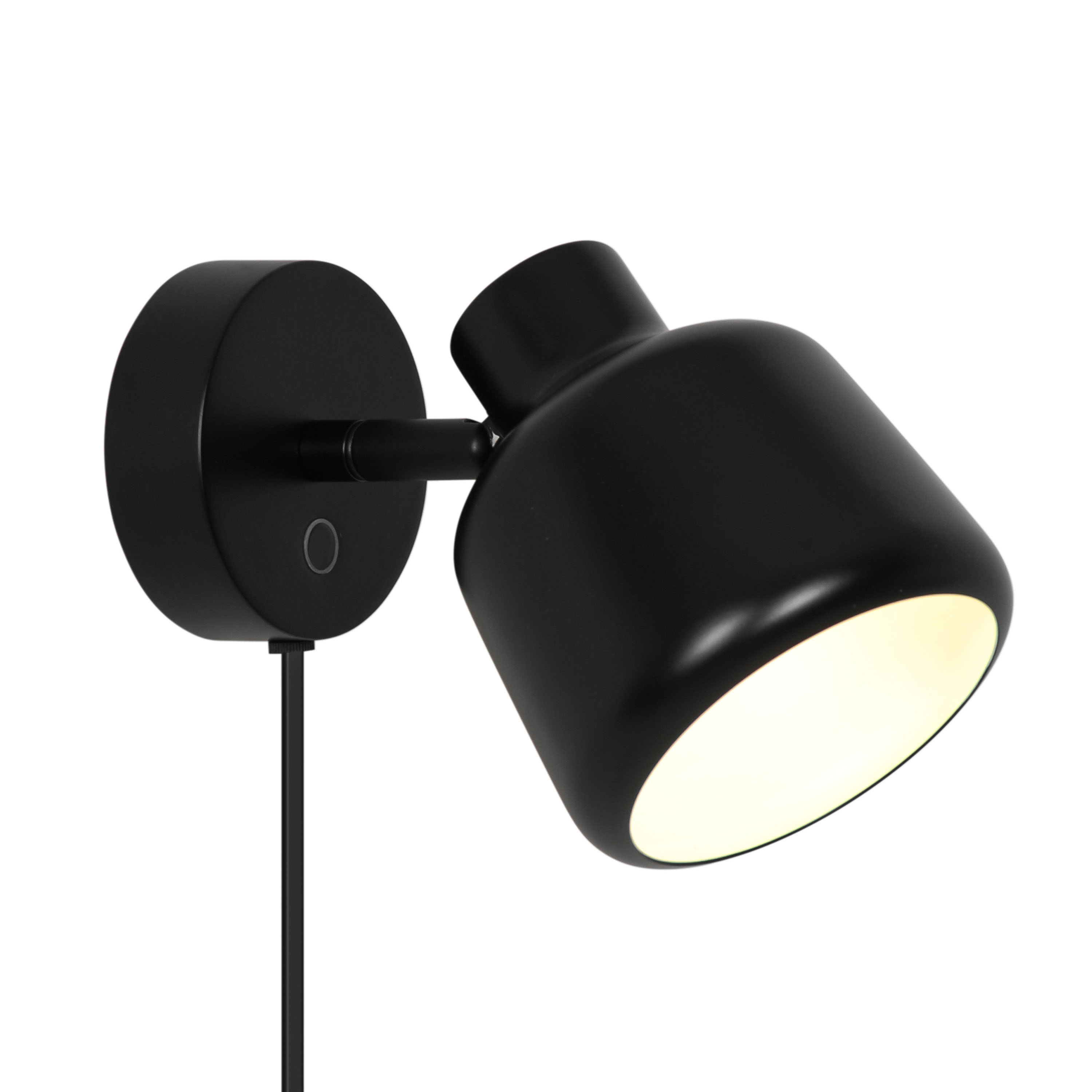 Nordlux Louella Vegglampe Svart 16cm