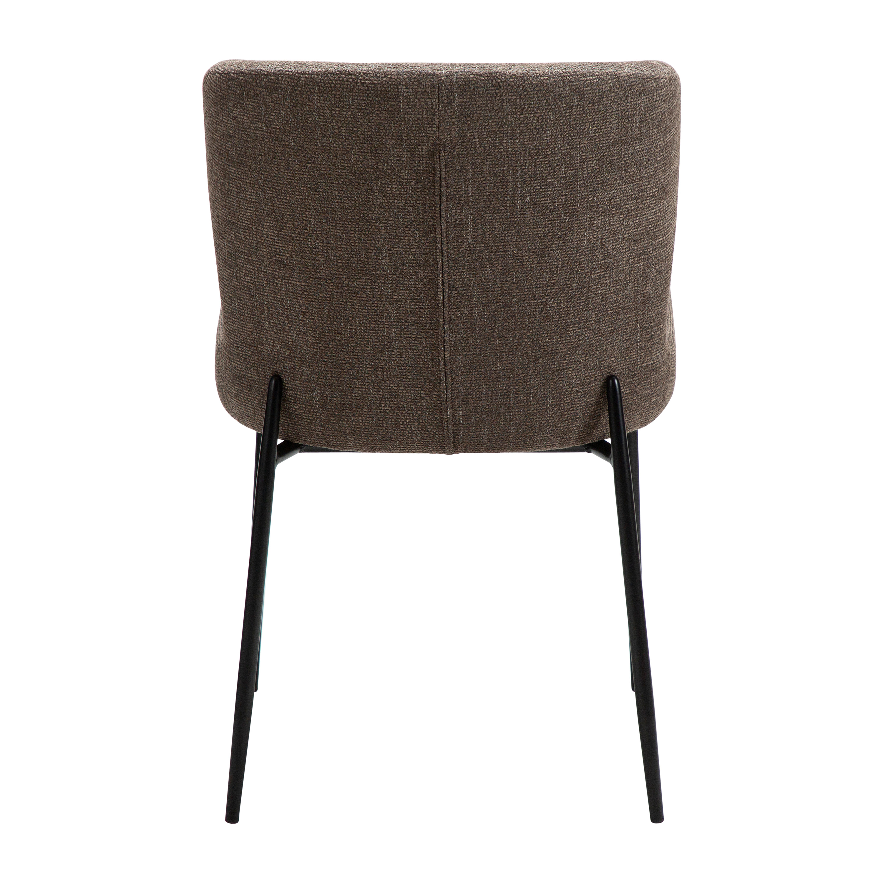 Dan Form Glam Ruokatuoli Major Ruskea Bouclé