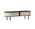 Audacious TV-Bänk Black Oak/White Sands 140cm