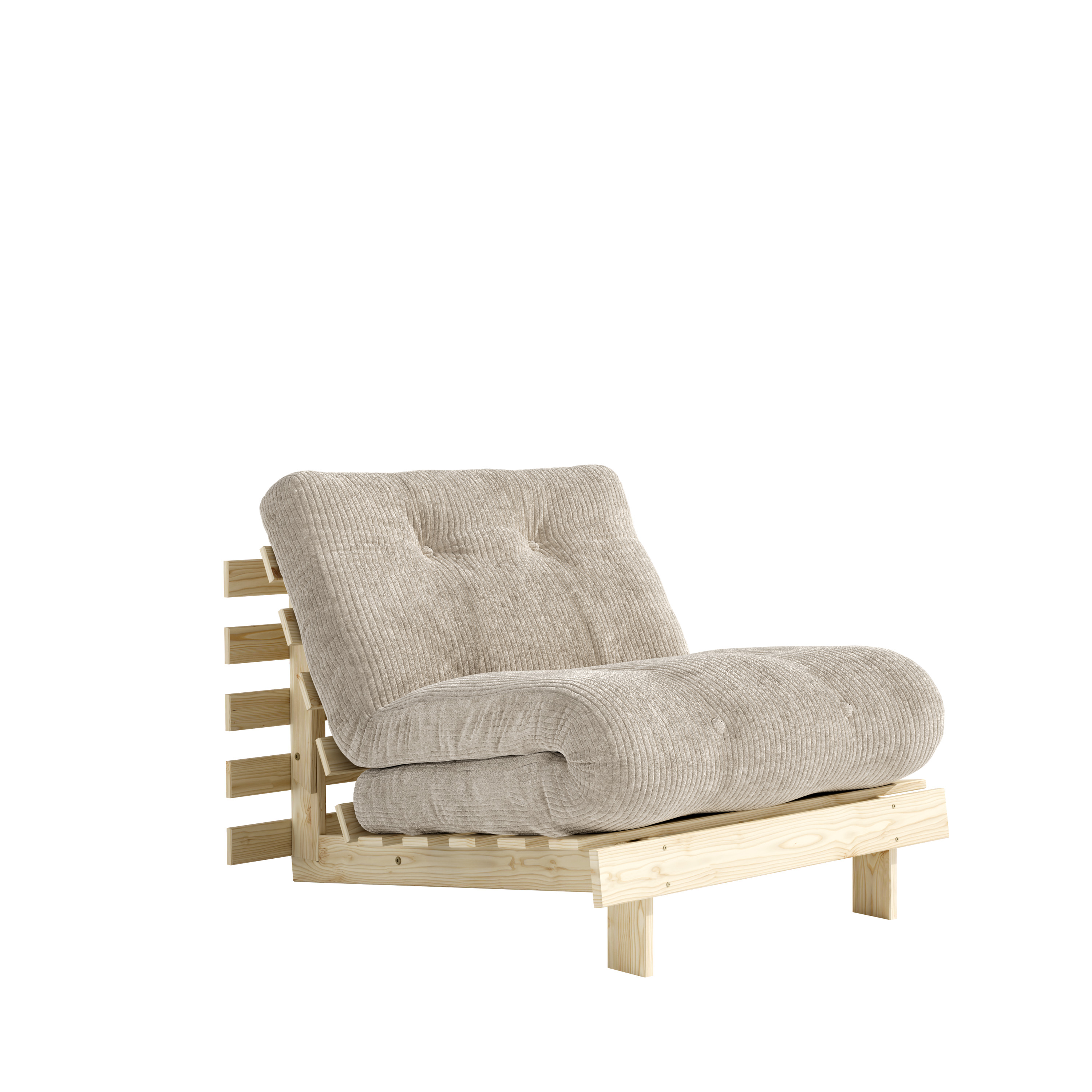 Roots Sovesofa Raw/Soft Cream 90cm