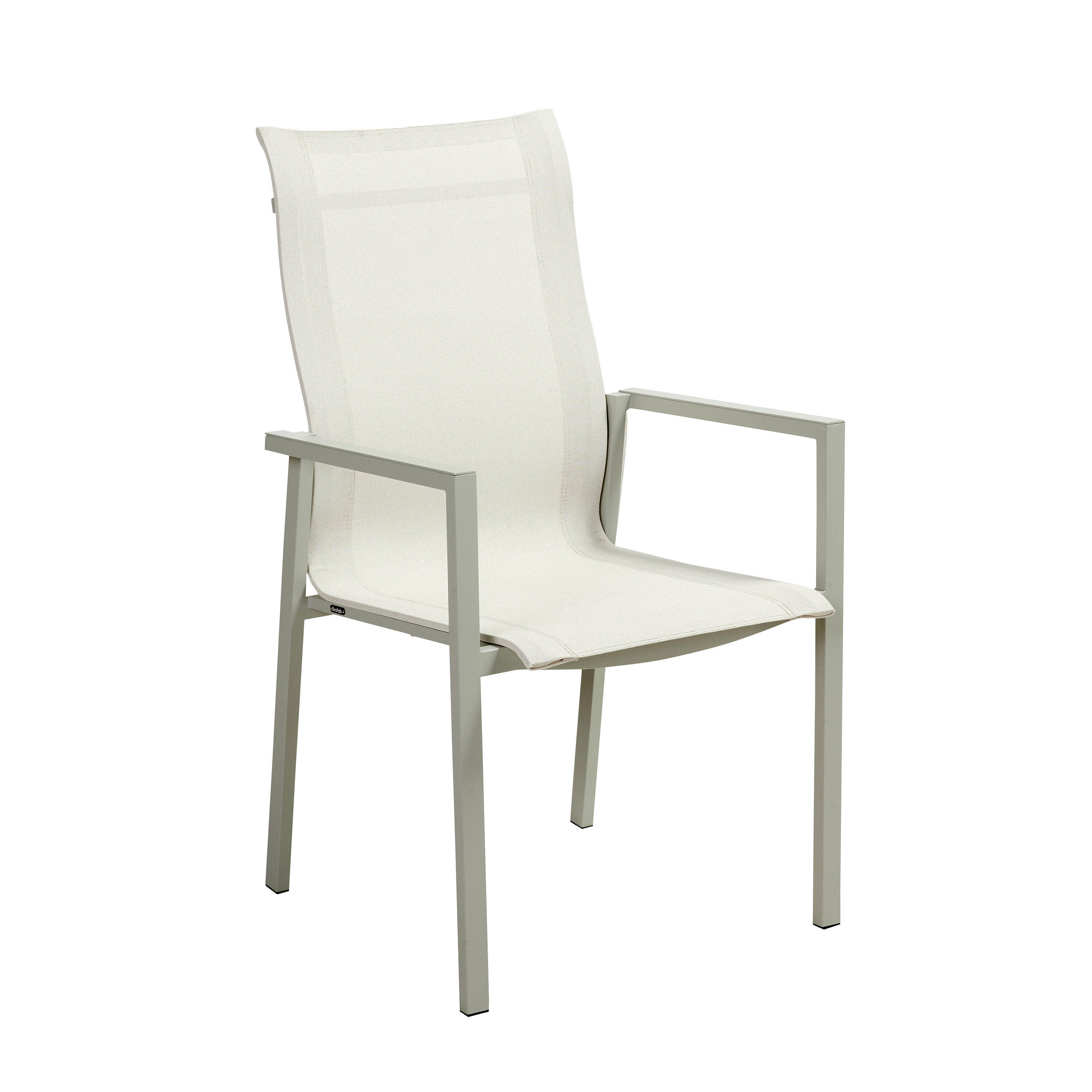 Comfy Karmstol Light Grey/Off-White