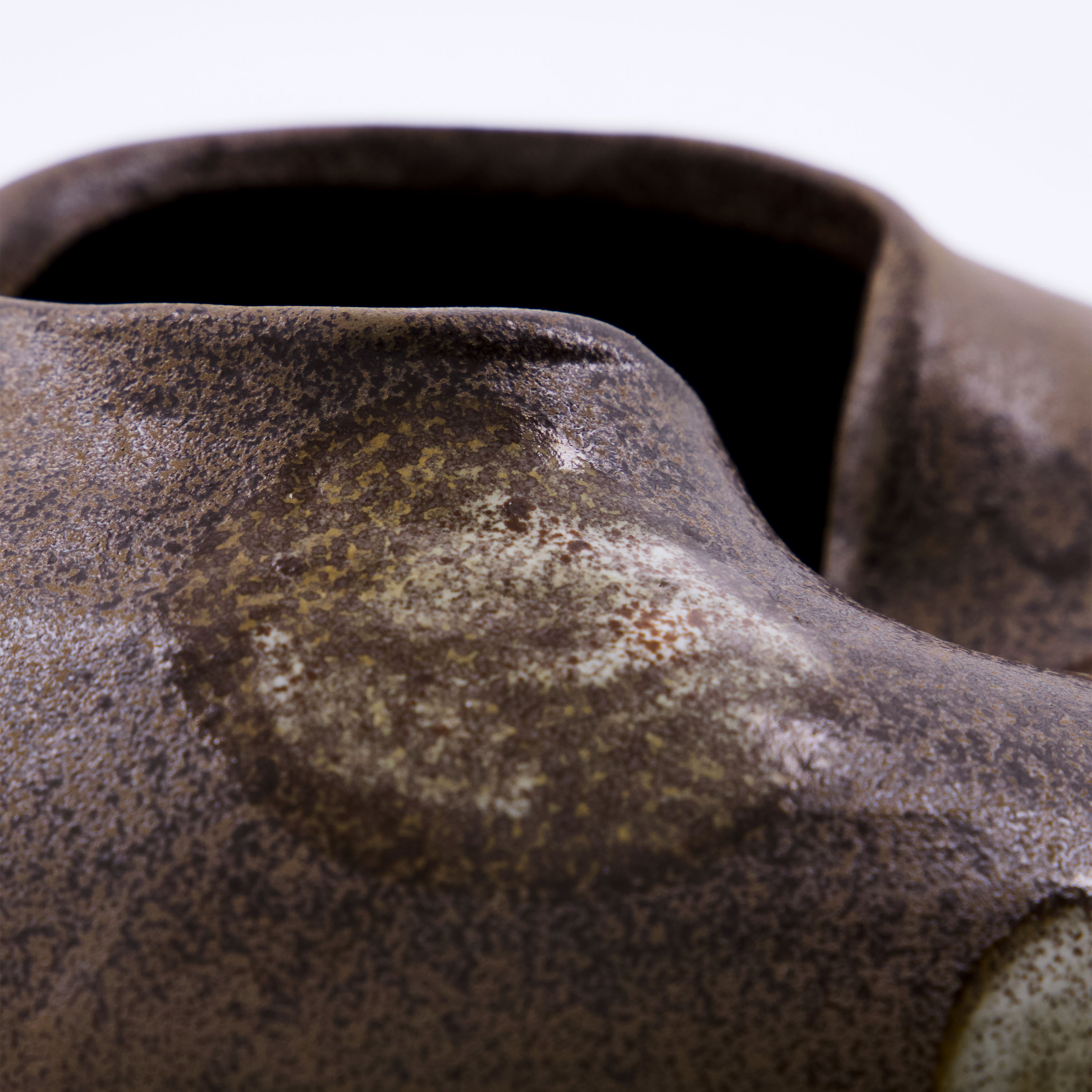 House Doctor Expo Maljakko Ruskea/Off-white 19 cm