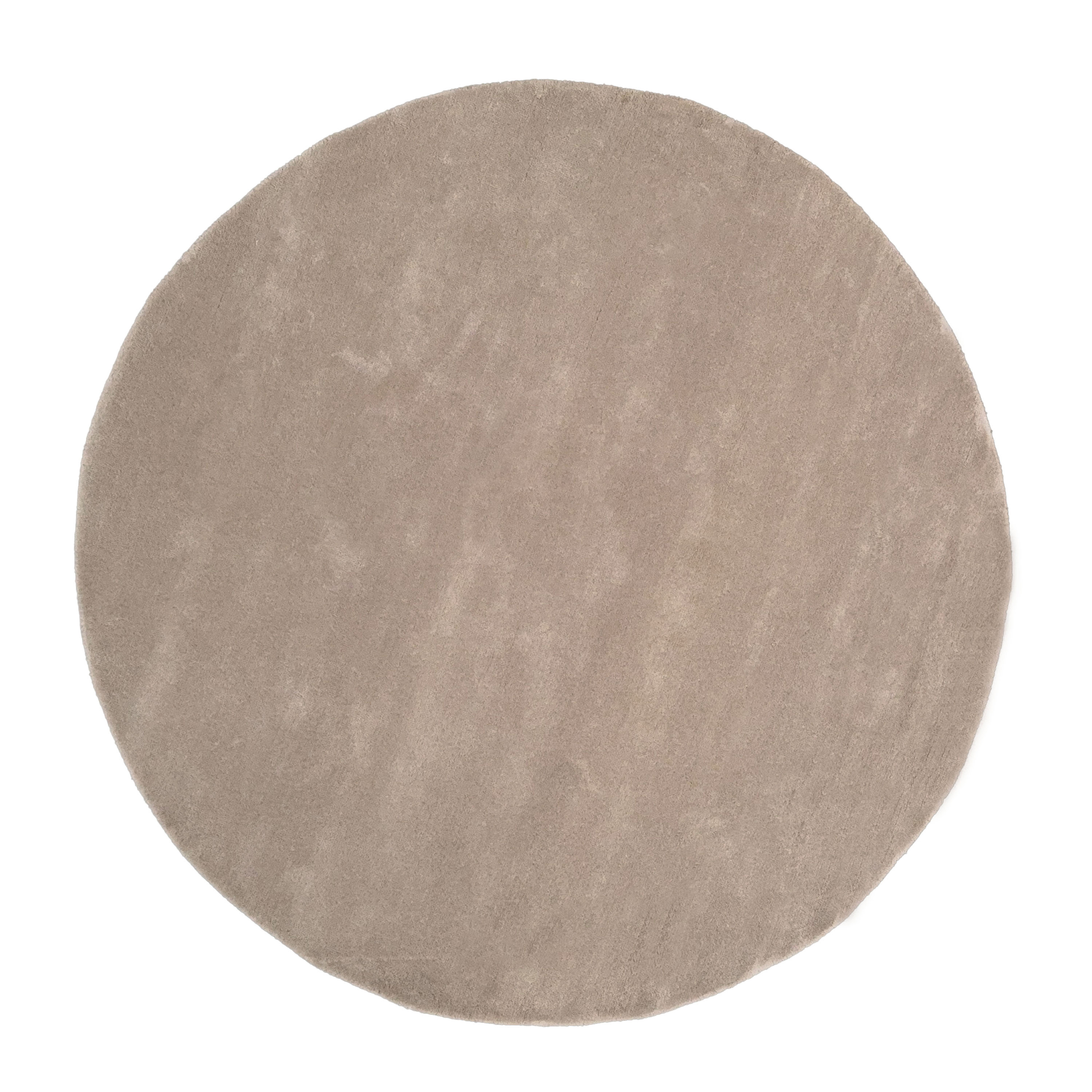 Liljehok Rund Ullmatta Beige Ø300