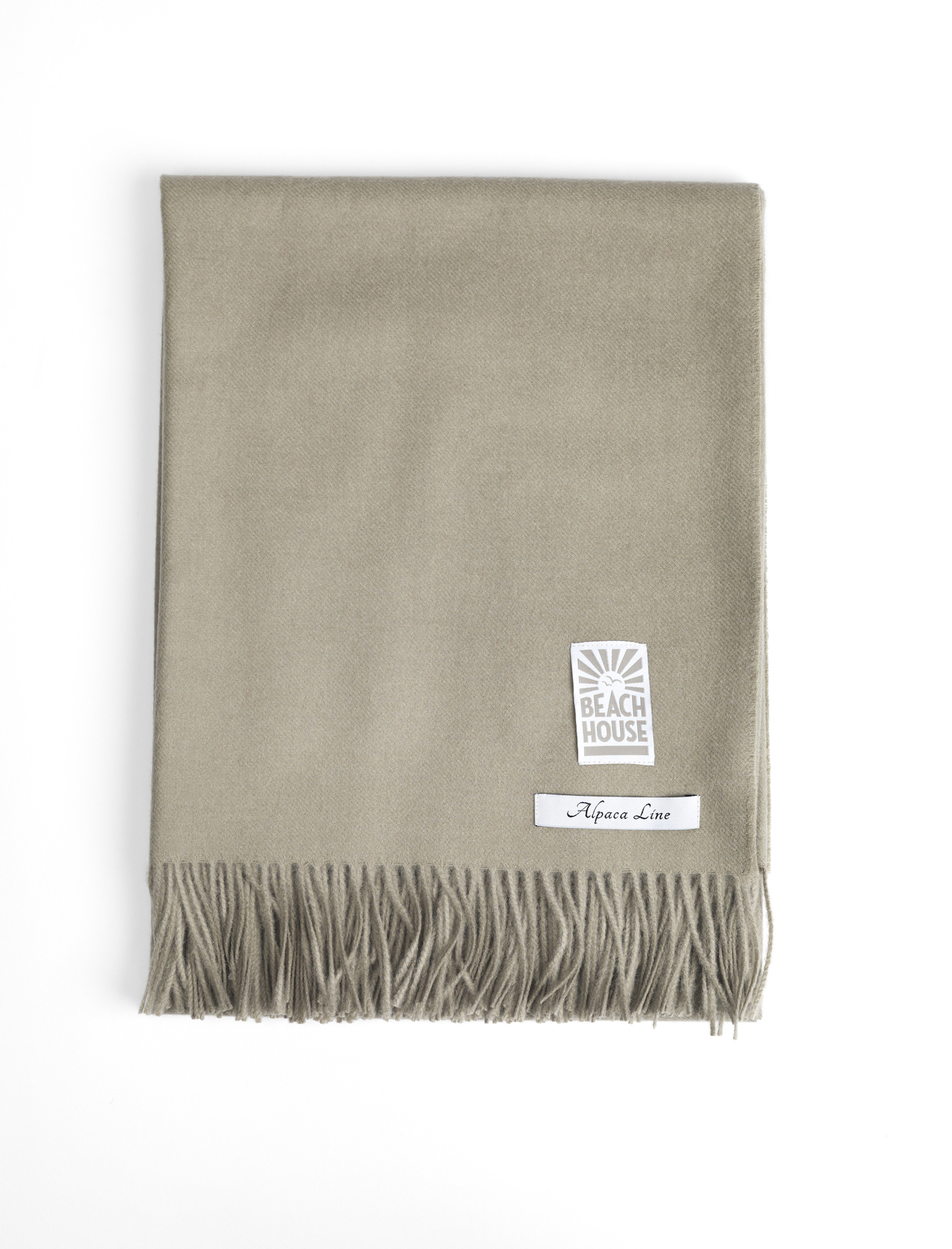 Beach House Company - Smoothie Pläd Coffee 130x160 - Brun