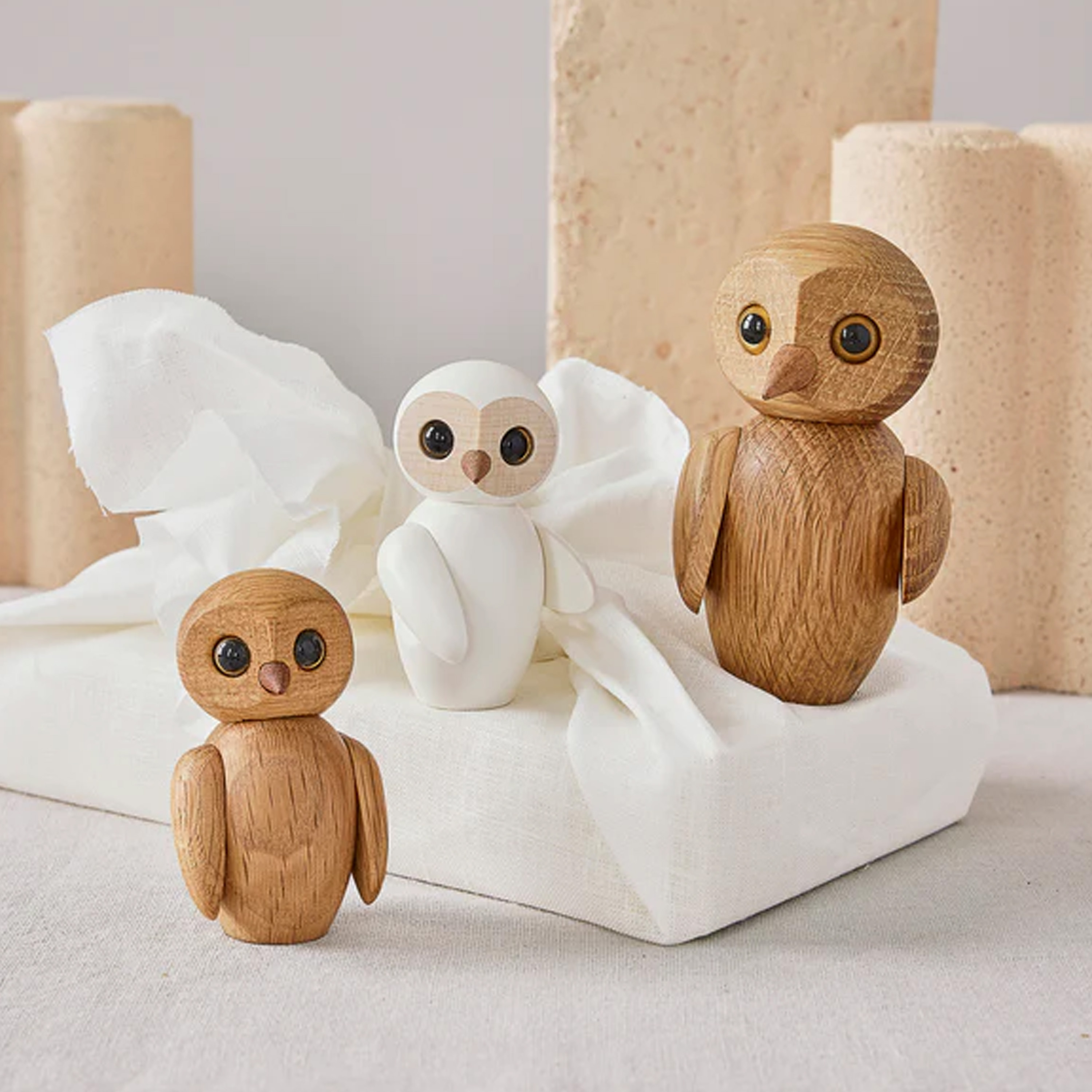 Spring Copenhagen Wise Eulendekoration Eiche 7cm