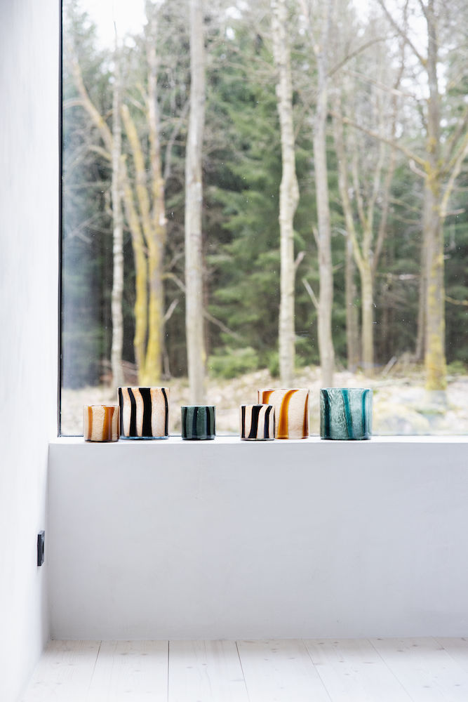 Byon Calore Kerzenhalter Braun/Beige 10cm