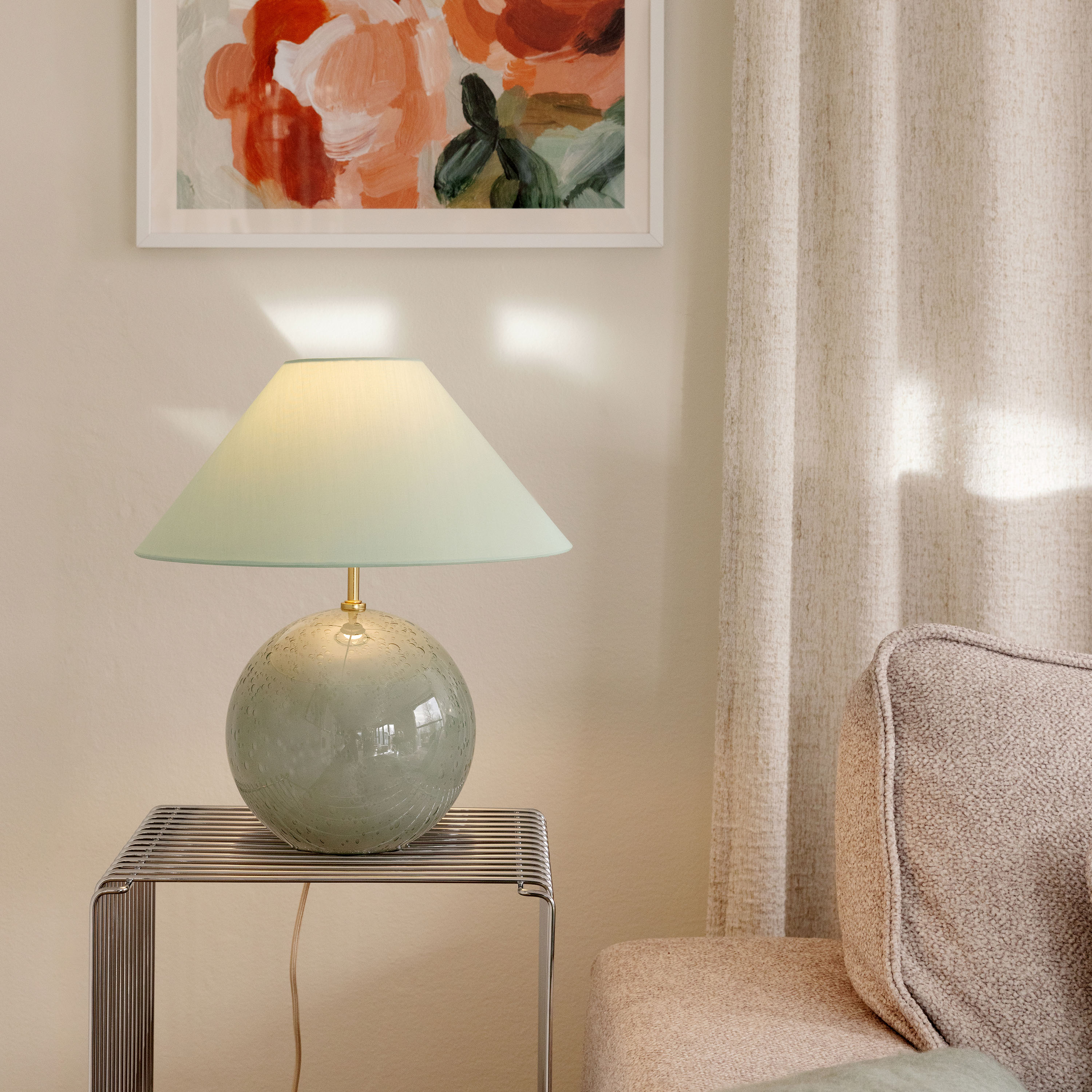 Globen Lighting Iris Bordlampe Grønn 35