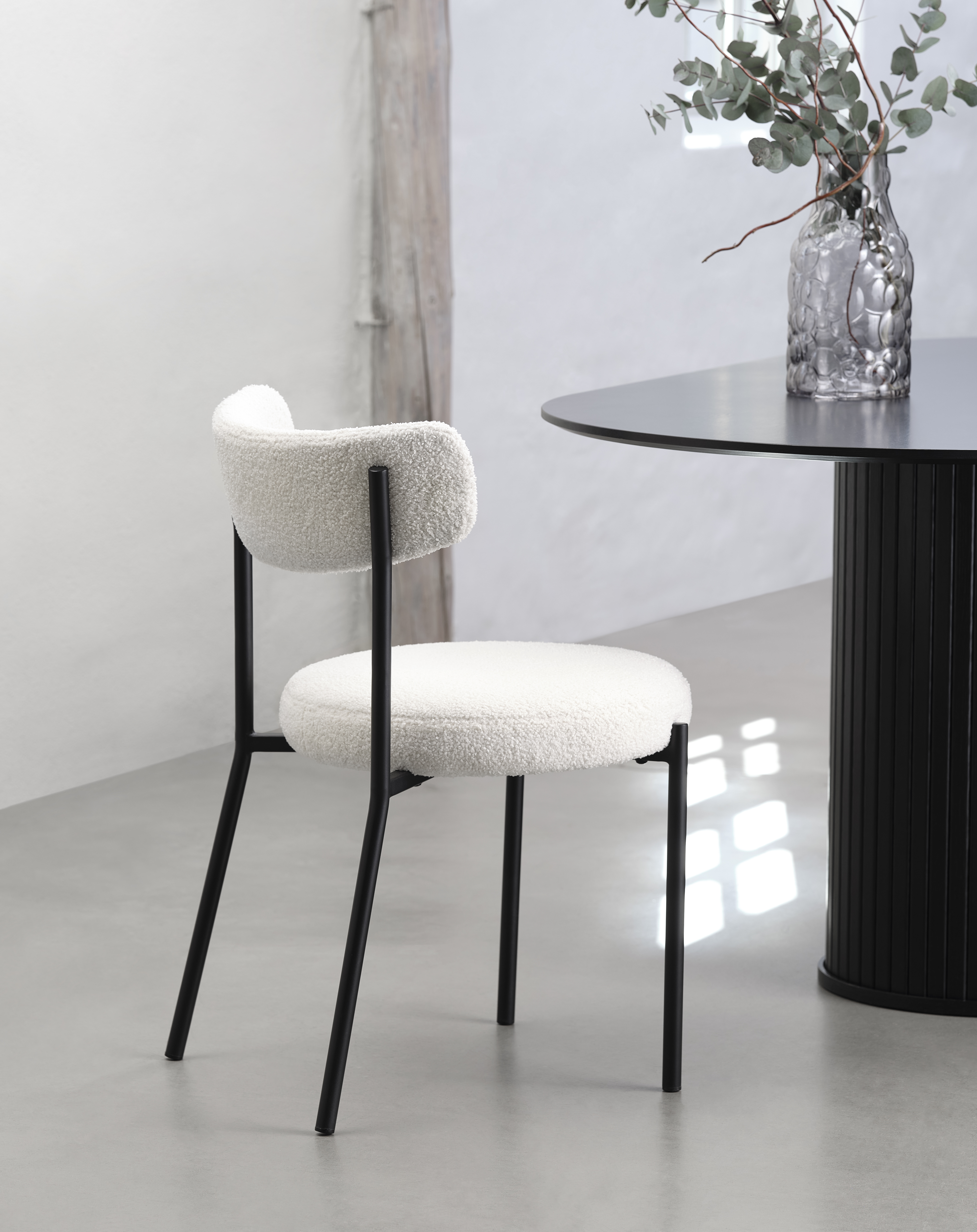 Nordic Home Veronika Spisestol Teddy Off White