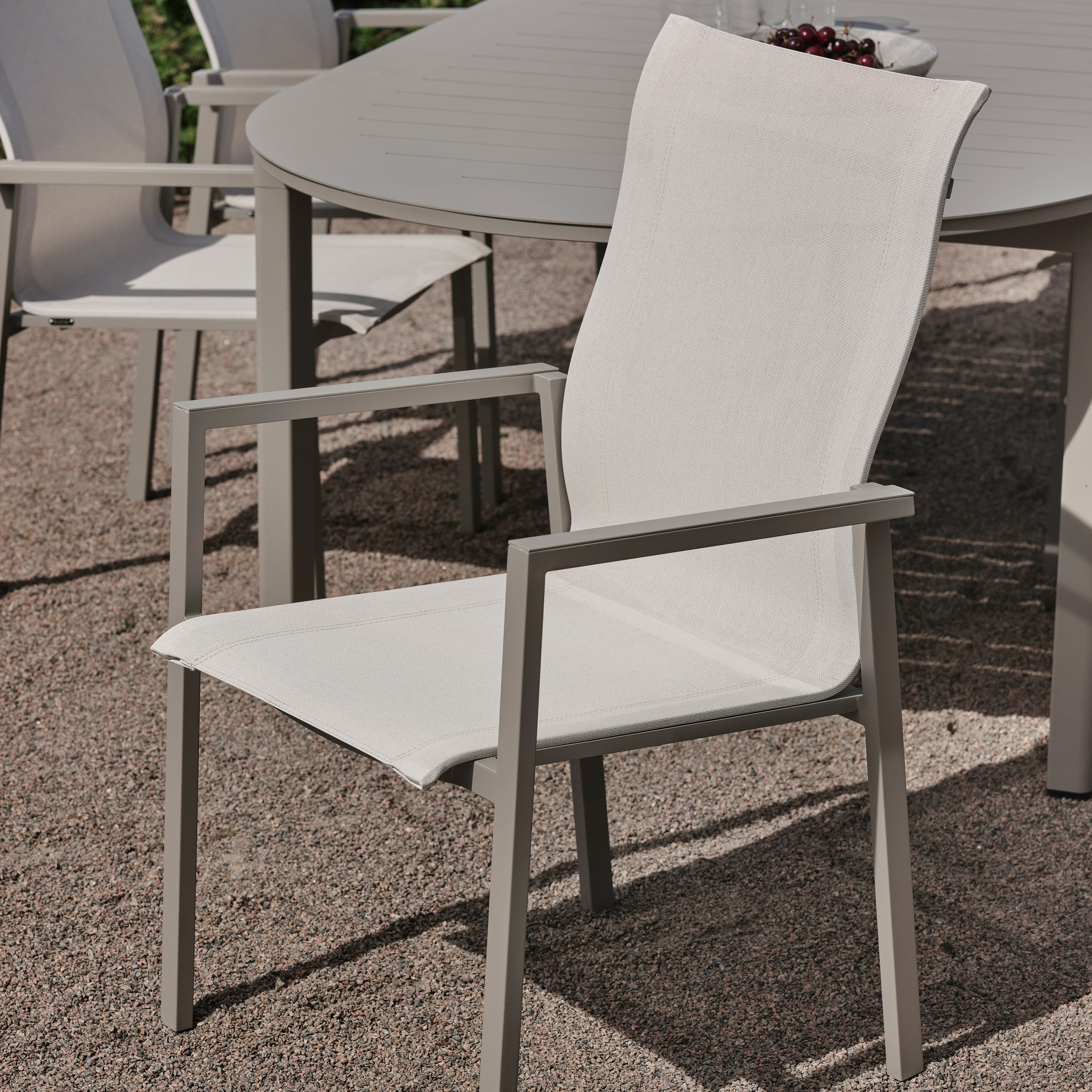 Brafab Comfy Karmstol Khaki/Off-white