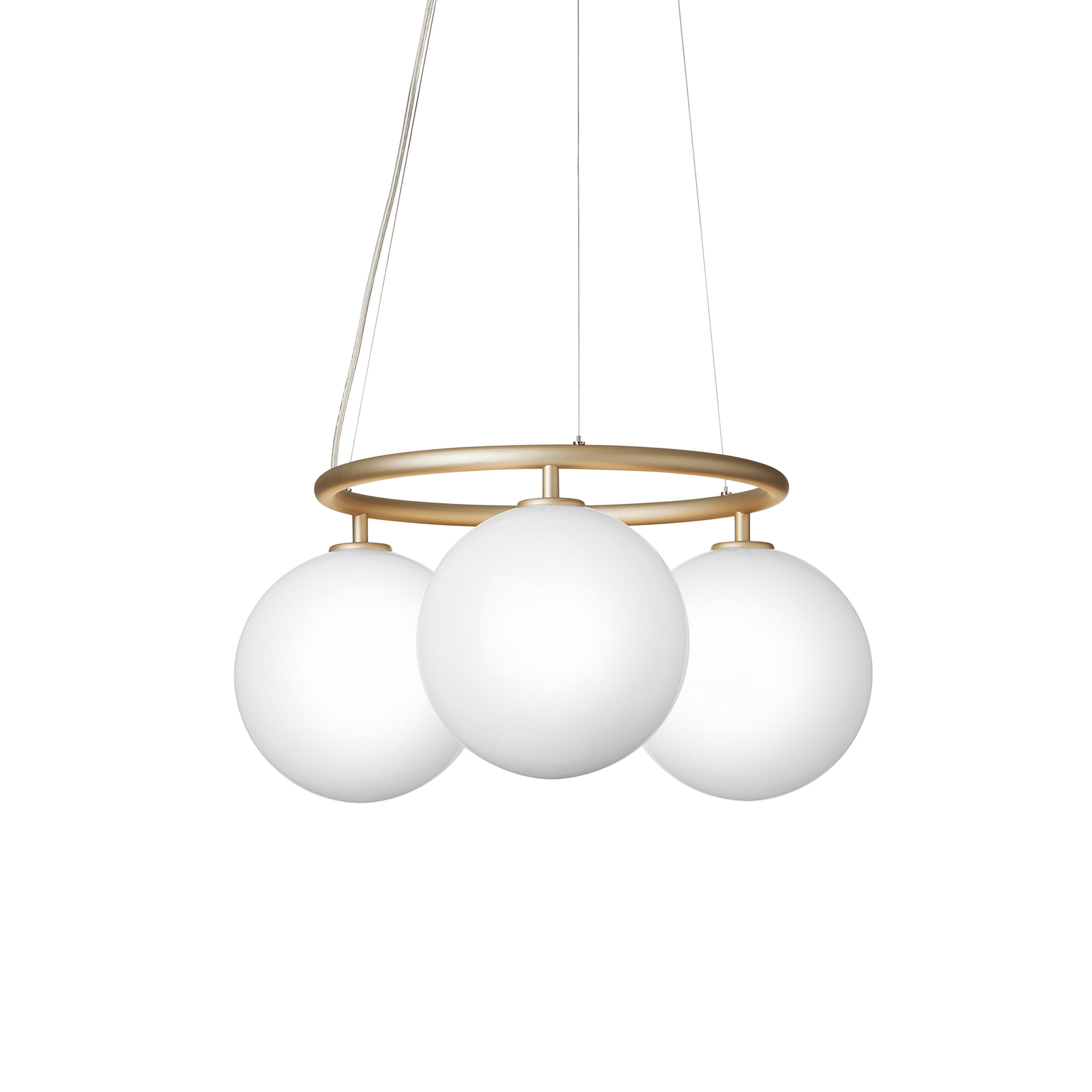 Miira 3 Circular Taklampa Brass/Opal