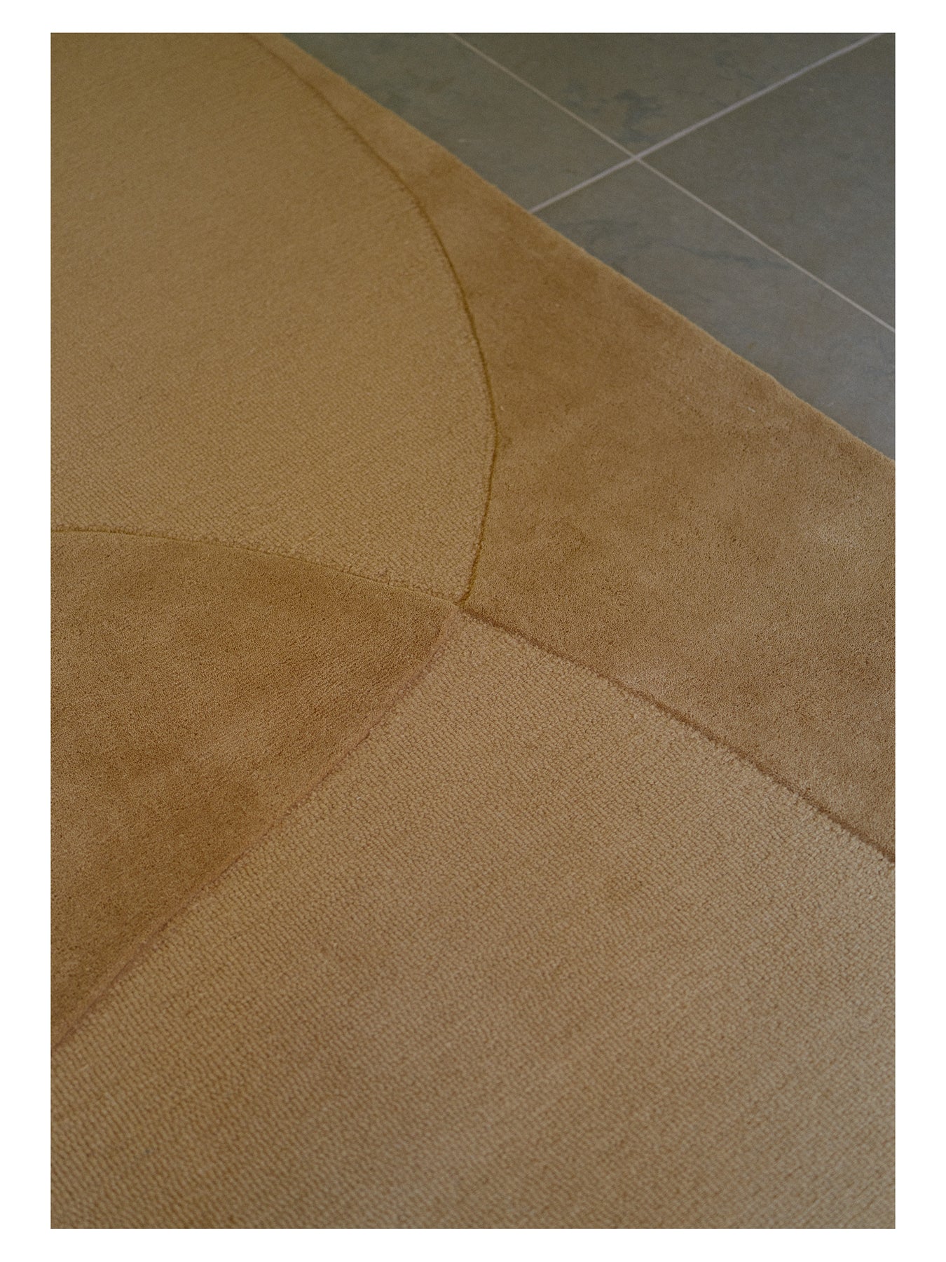 Linie Design Split Plains Ullmatta Mustard 170x240