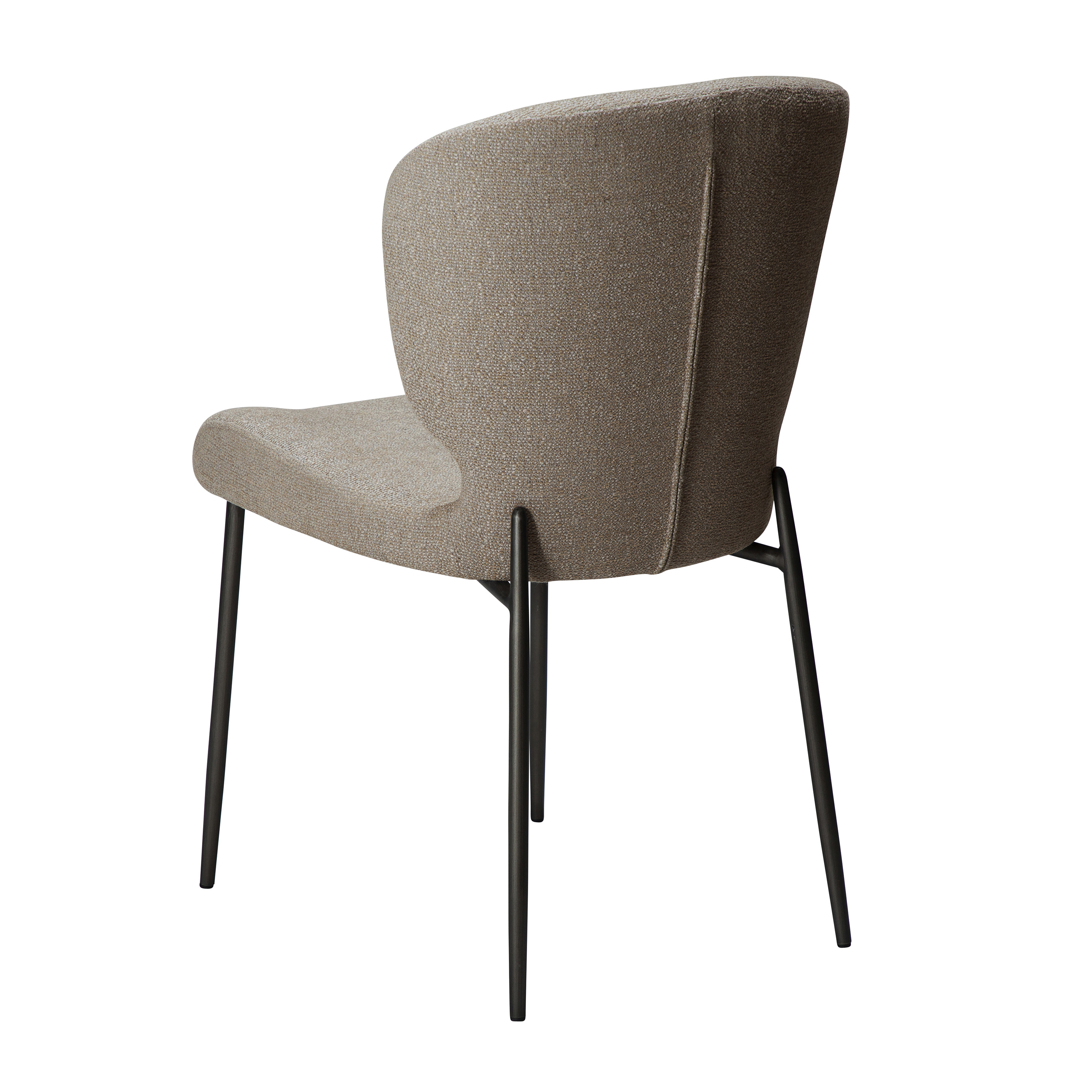 Dan Form Glory Ruokapöydän tuoli Pebble Earth Bouclé