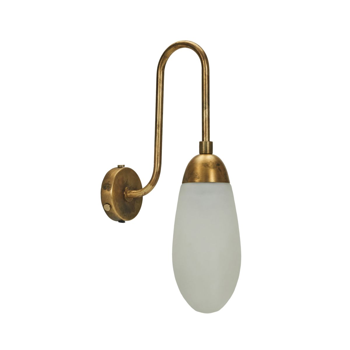 House Doctor - Drop Vägglampa Antik Mässing - Guld