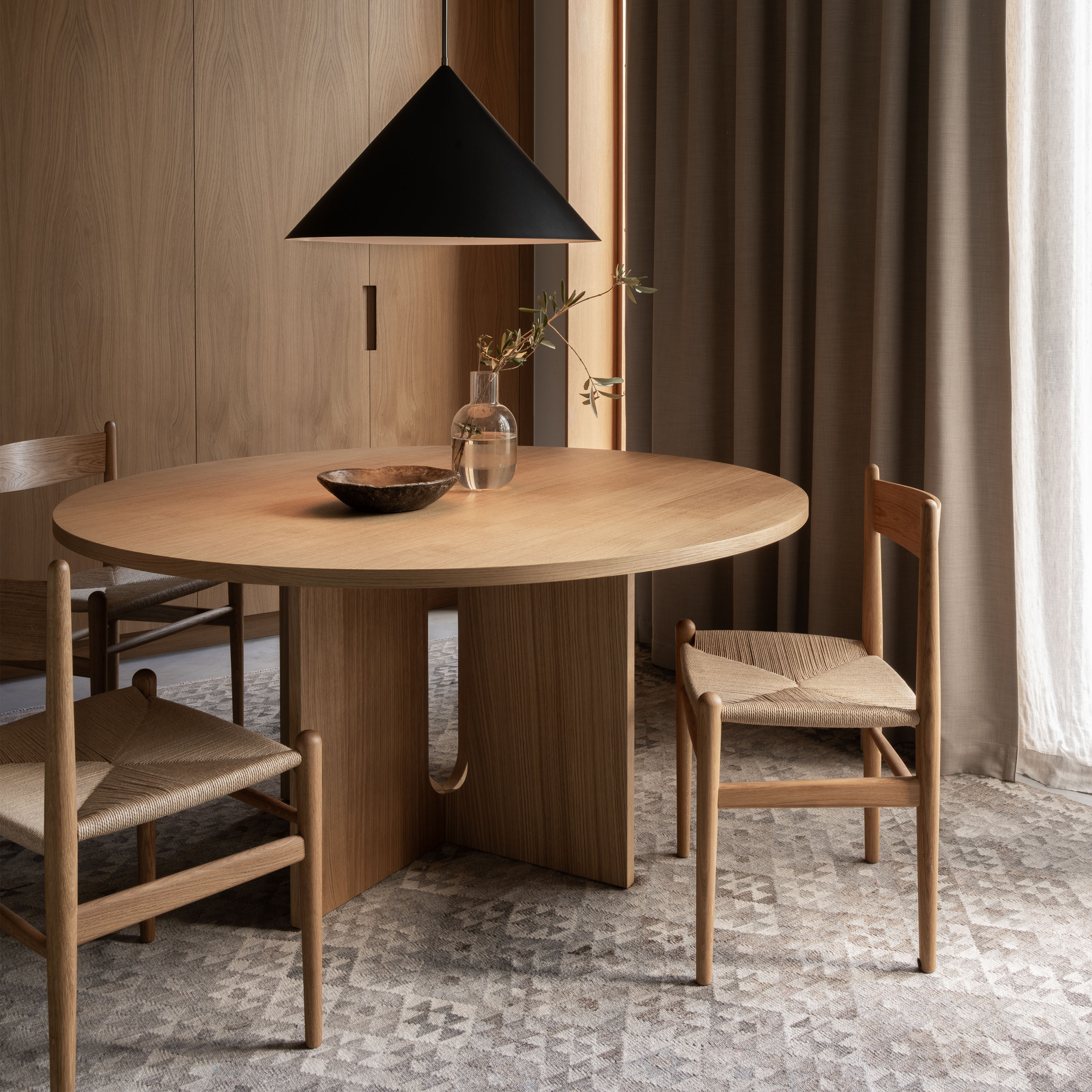 Watt &amp; Veke Kuro Deckenleuchte Black Ø65