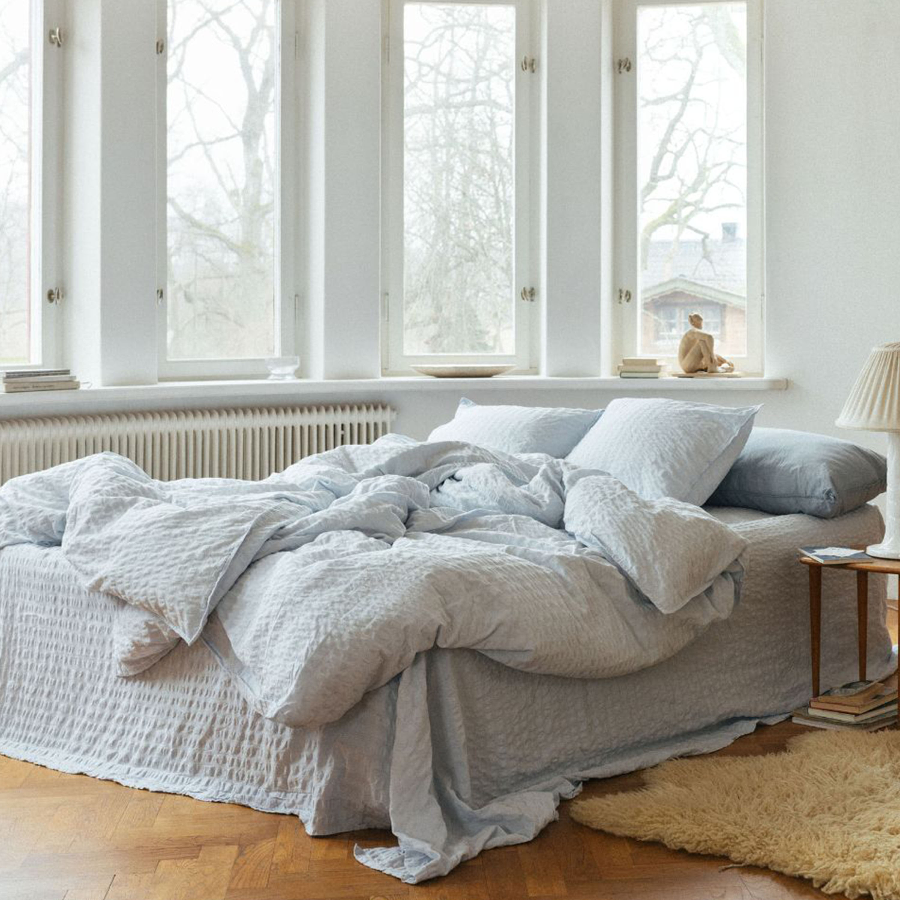 Midnatt Ellie Bettbezug Blau 240x220