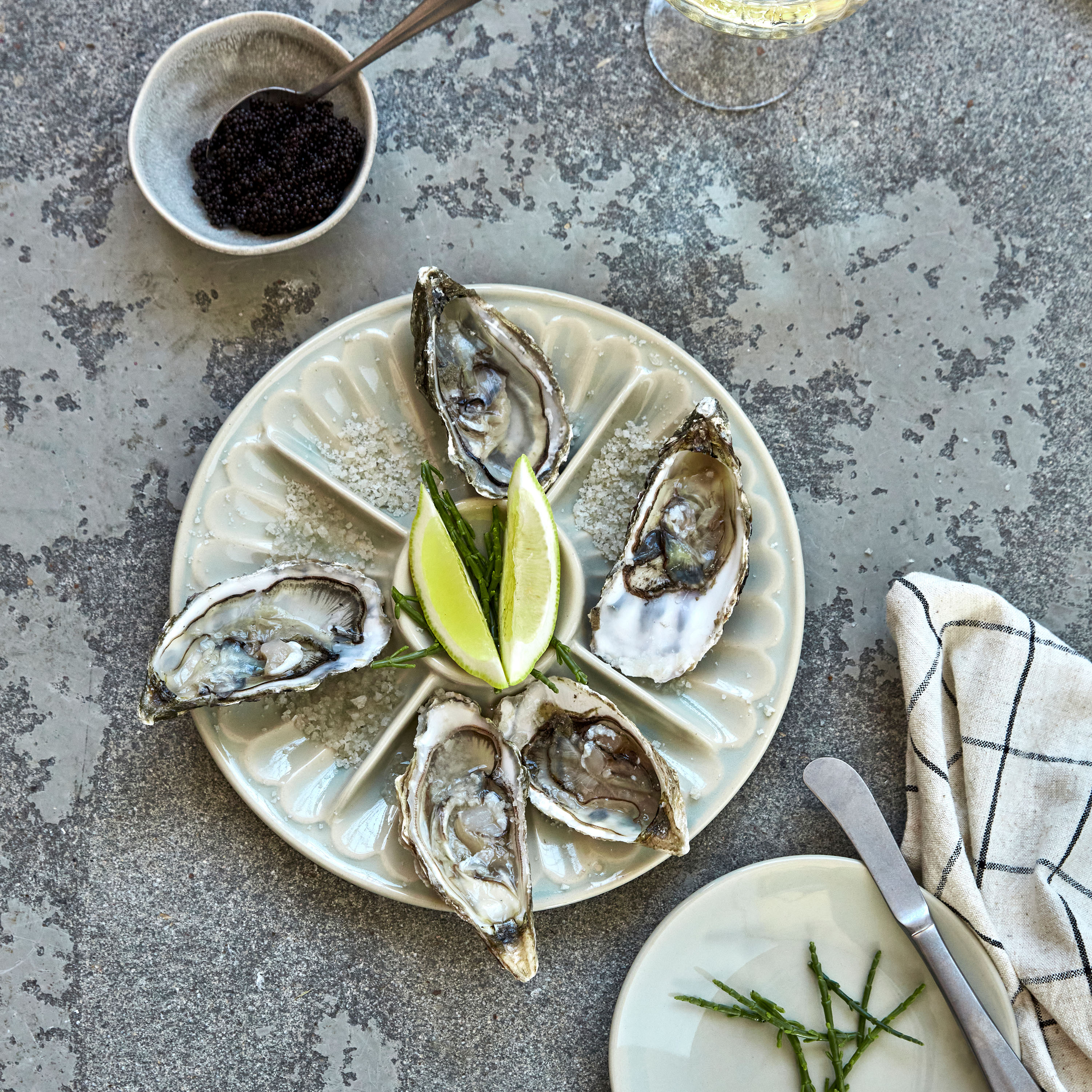 House Doctor Diva Serveringsfat Ljusblå Ø25