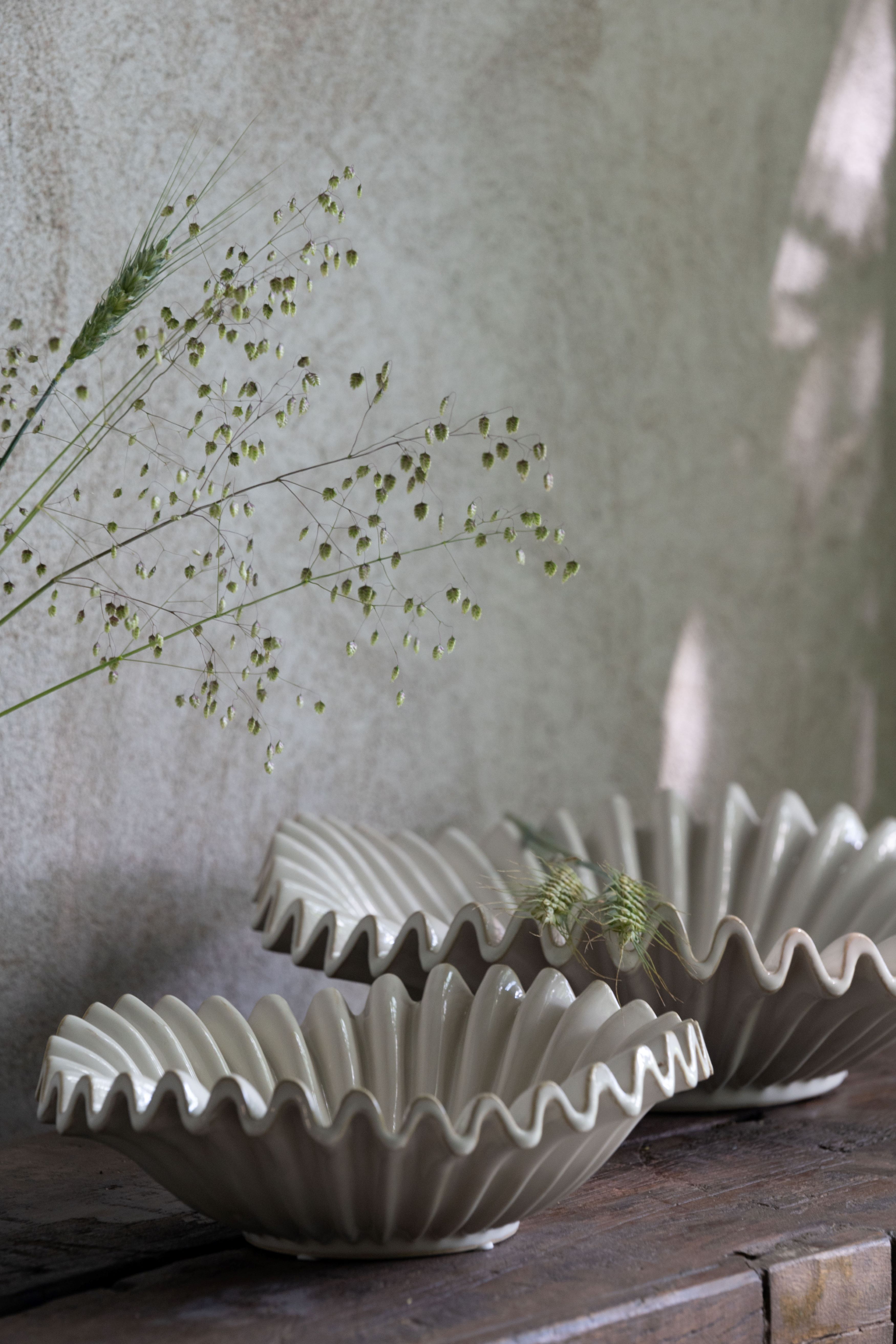 Wikholm Form Hanna Pyöreä valkoinen puinen leikkuulauta Ø36 cm