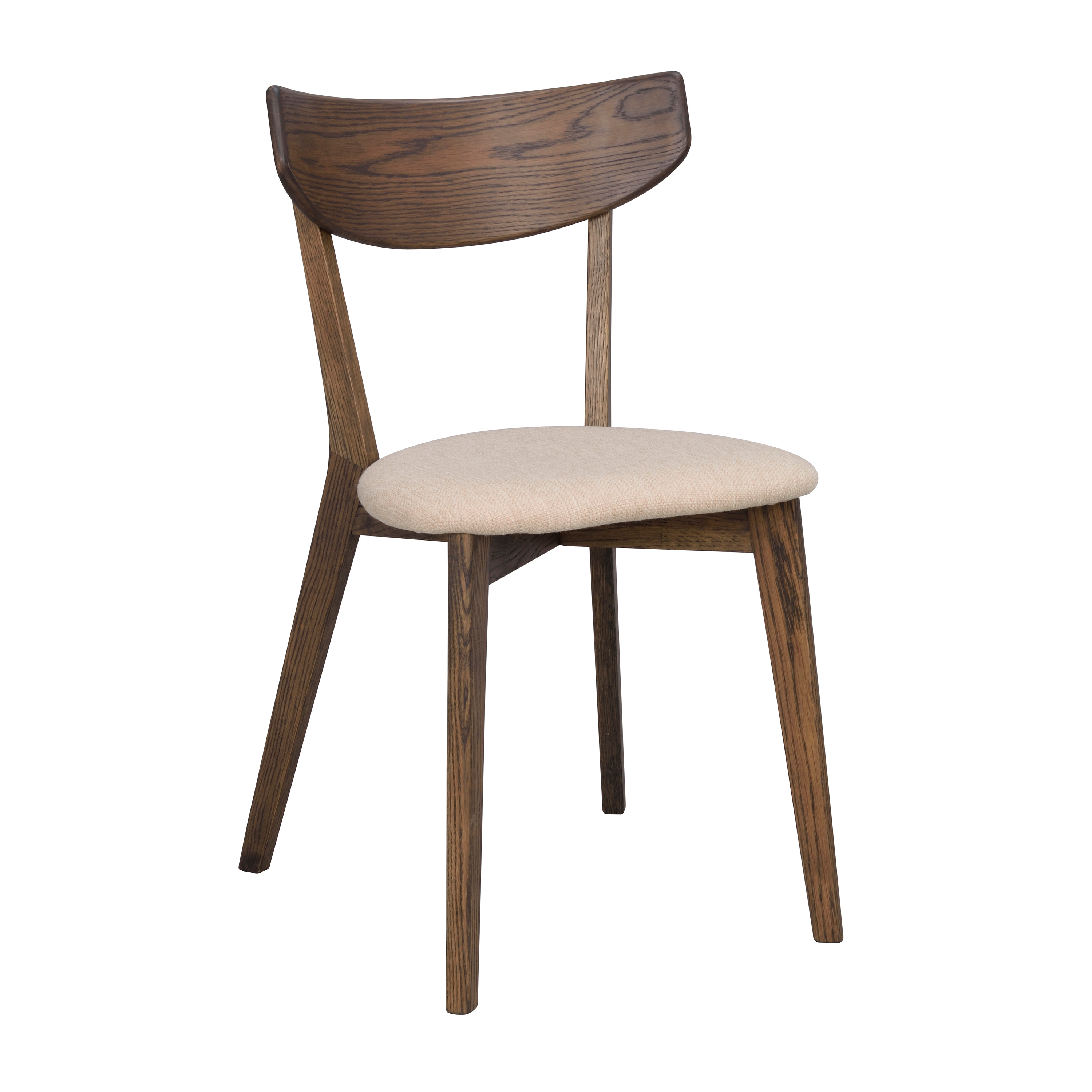 Rowico Home - Ami Esszimmerstuhl Braun Eiche/Beige - Esszimmerstühle (2er-Pack)