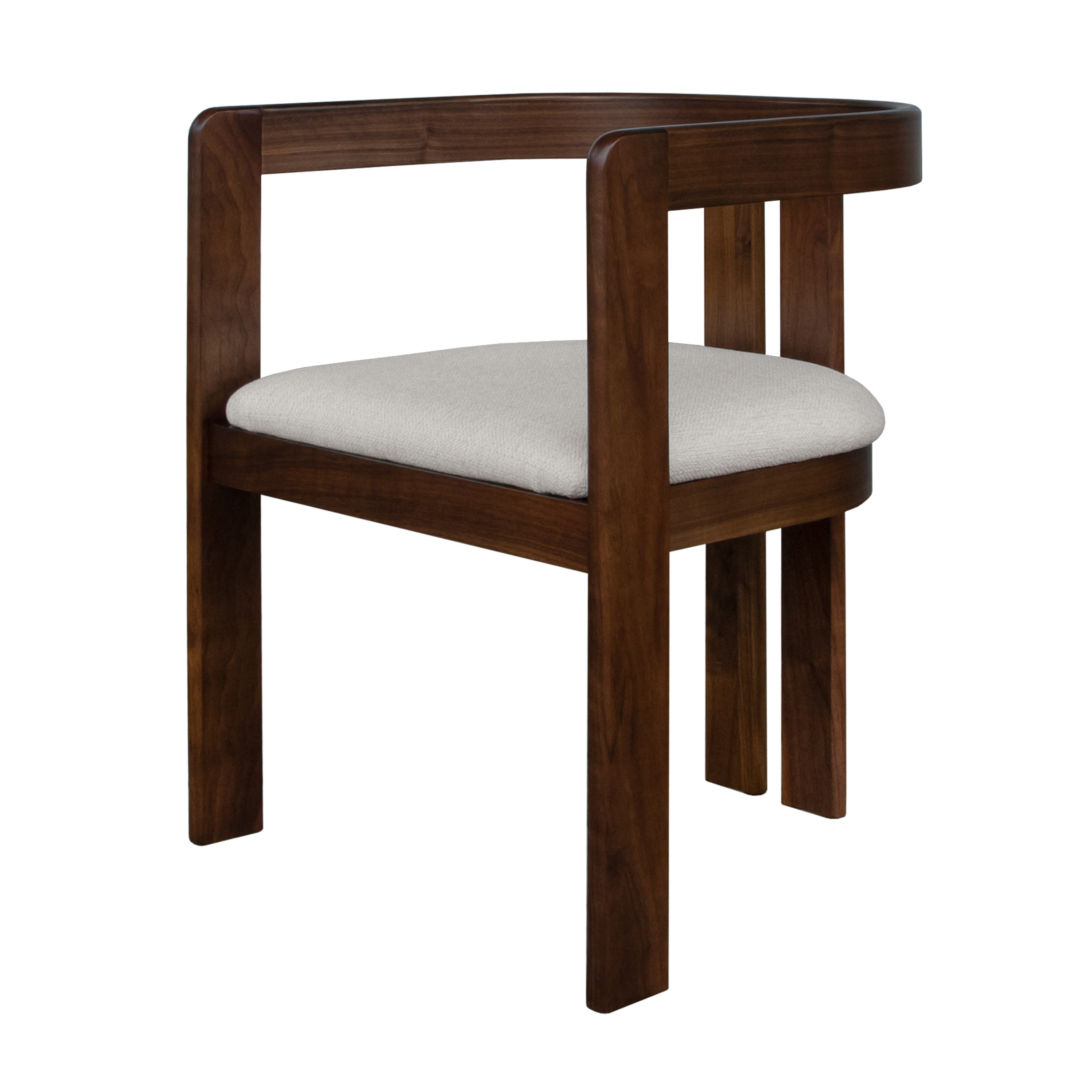 Sleepo Collection Callum Karmstol Valnöt/Vit