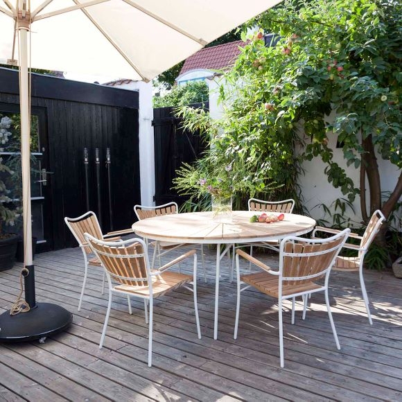 Cinas Ellen Ruokapöytä Valkoinen Ø150