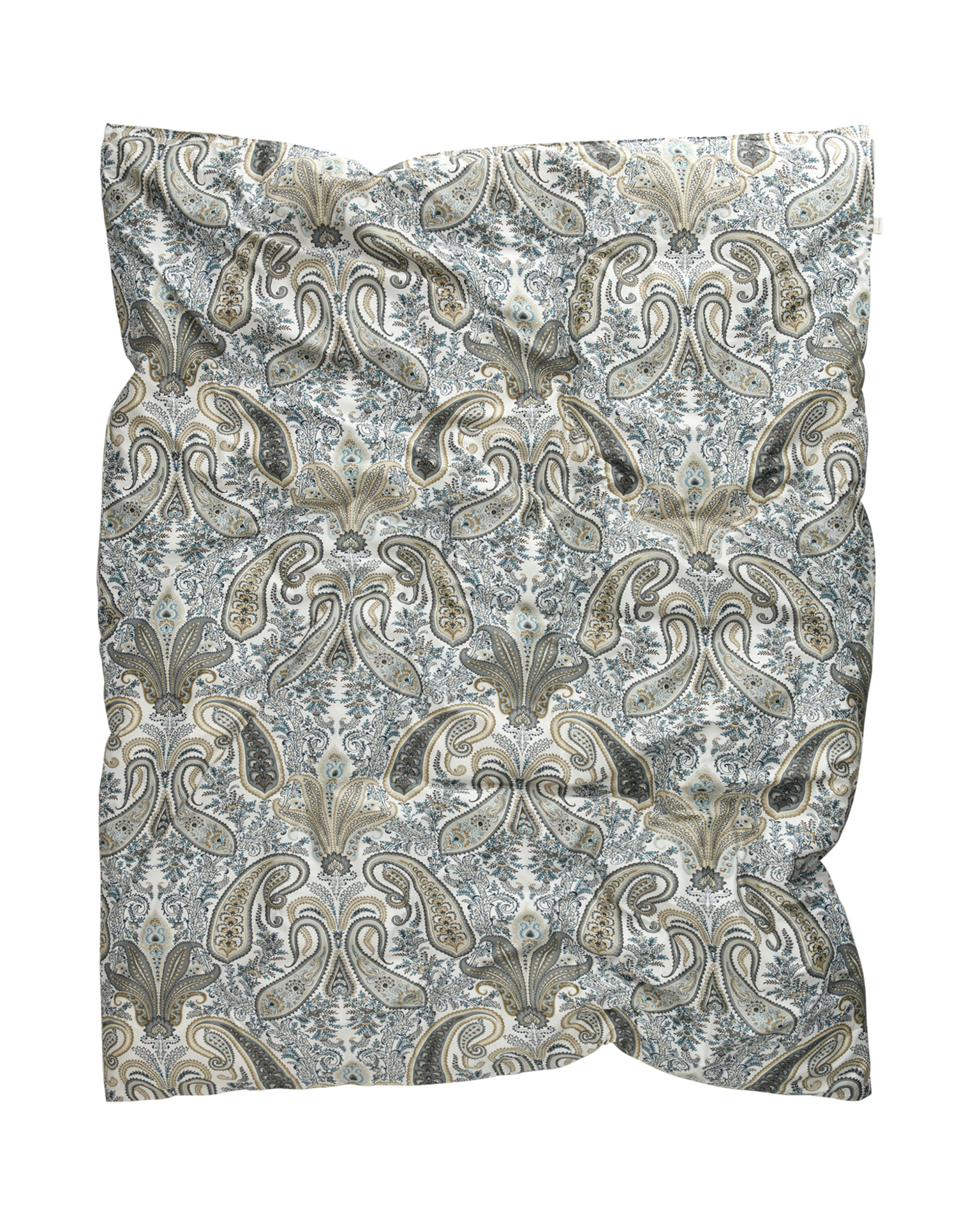 Key West Paisley Påslakan Dark Putty Enkel