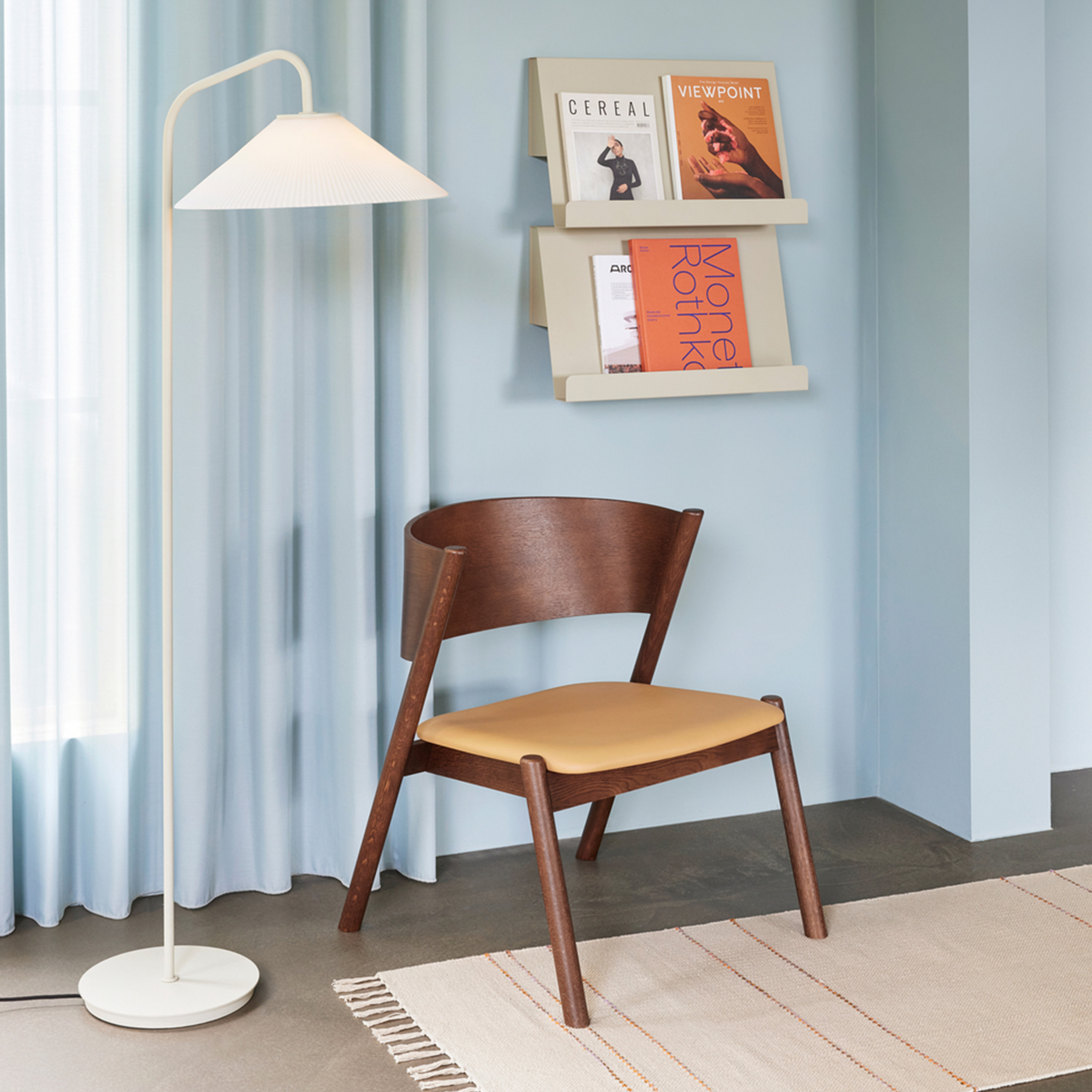 Hübsch Solid Lattiavalaisin Sand 158cm