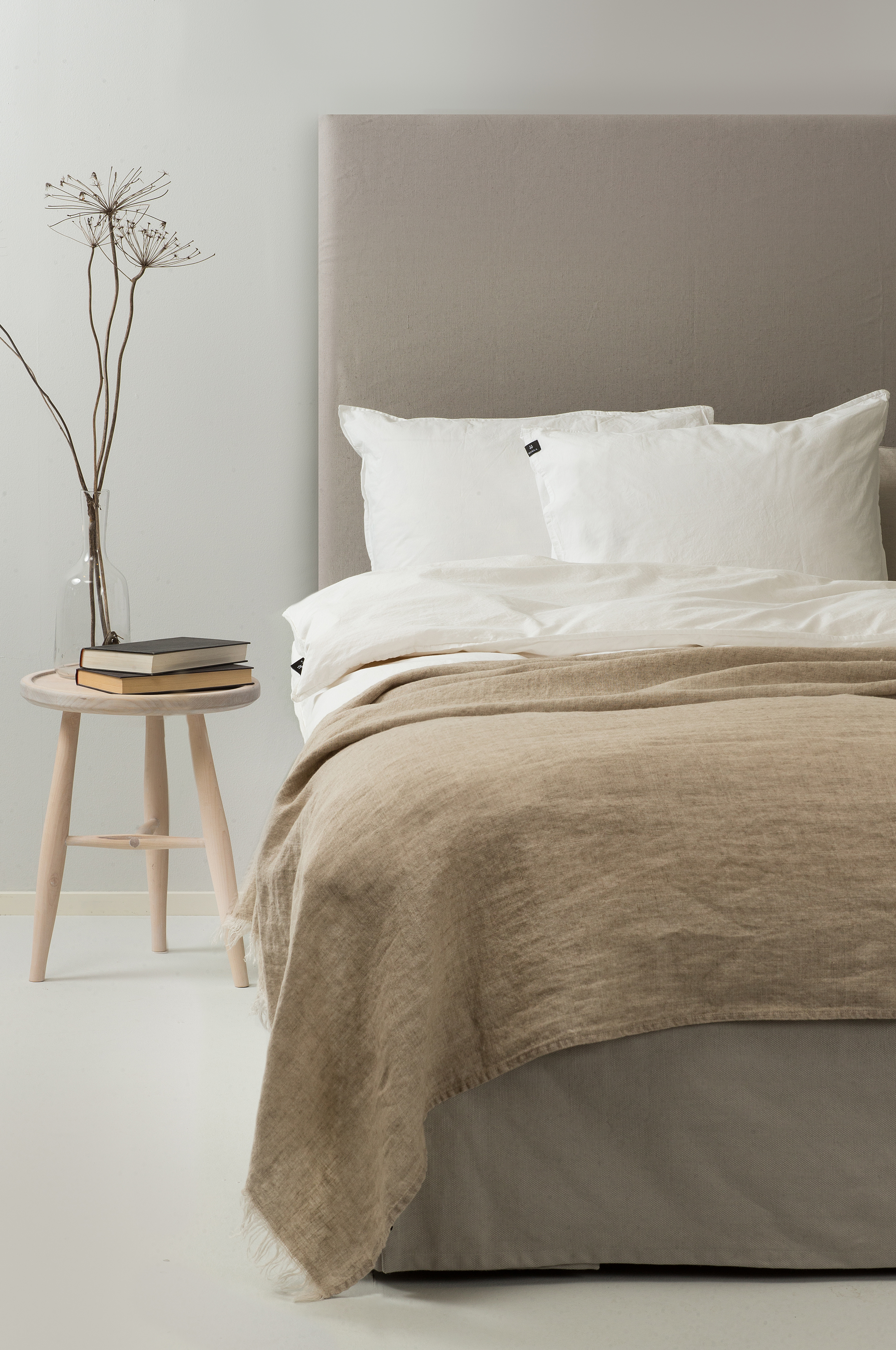 Himla Levelin Pläd Linne Natural