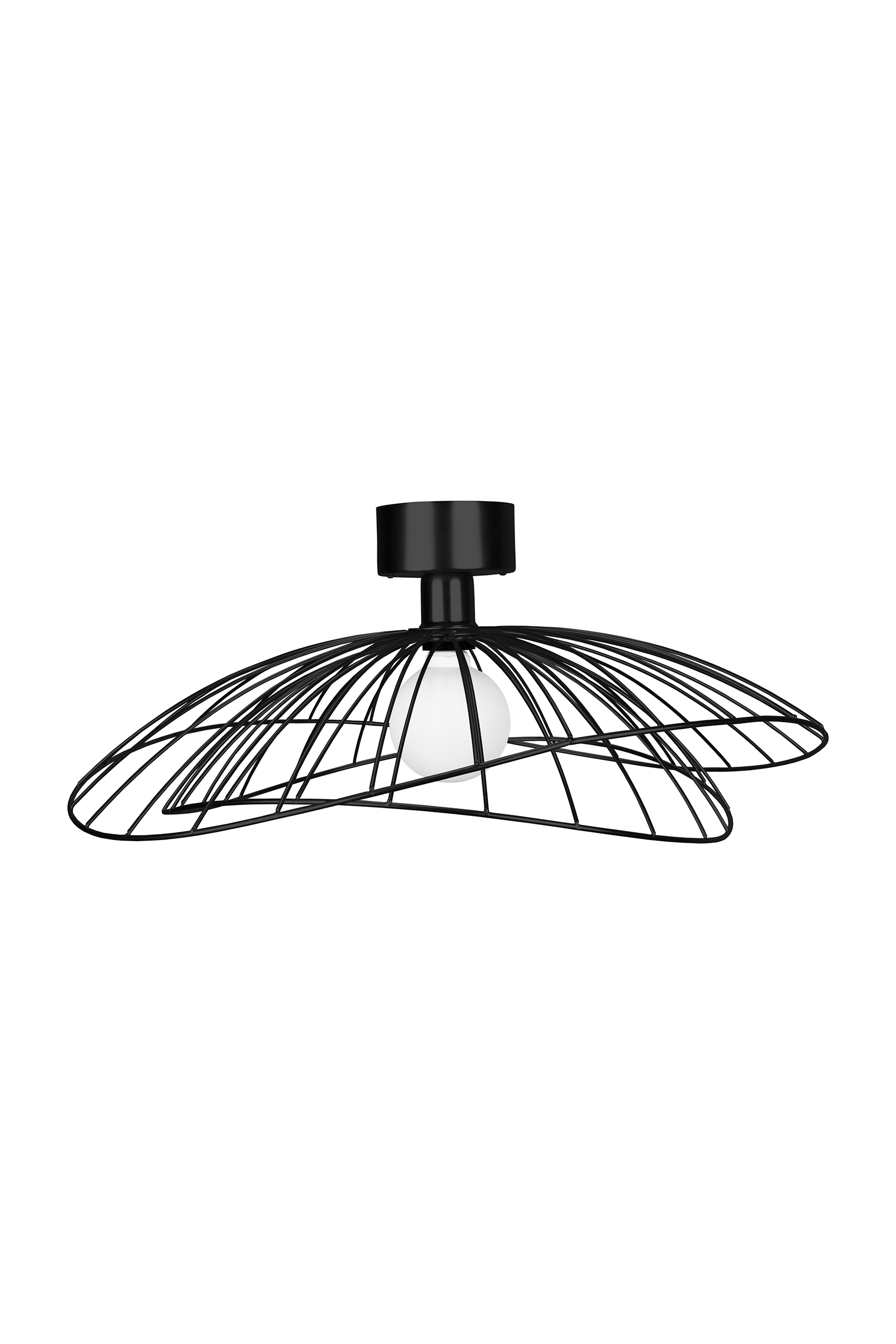 Globen Lighting - Ray Schwarze Deckenleuchte - Deckenleuchten