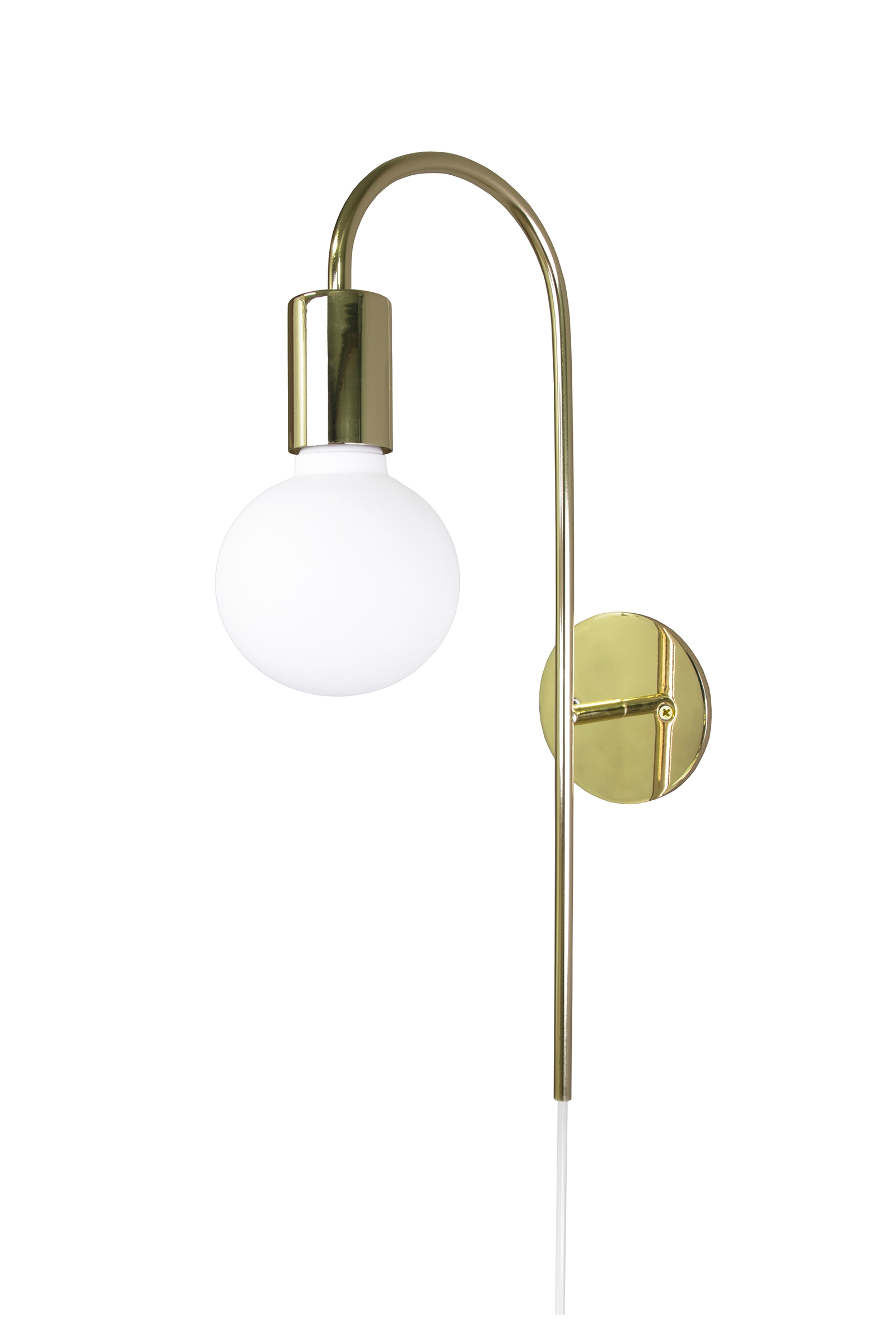 Globen Lighting - Grace Vägglampa Mässing - Guld
