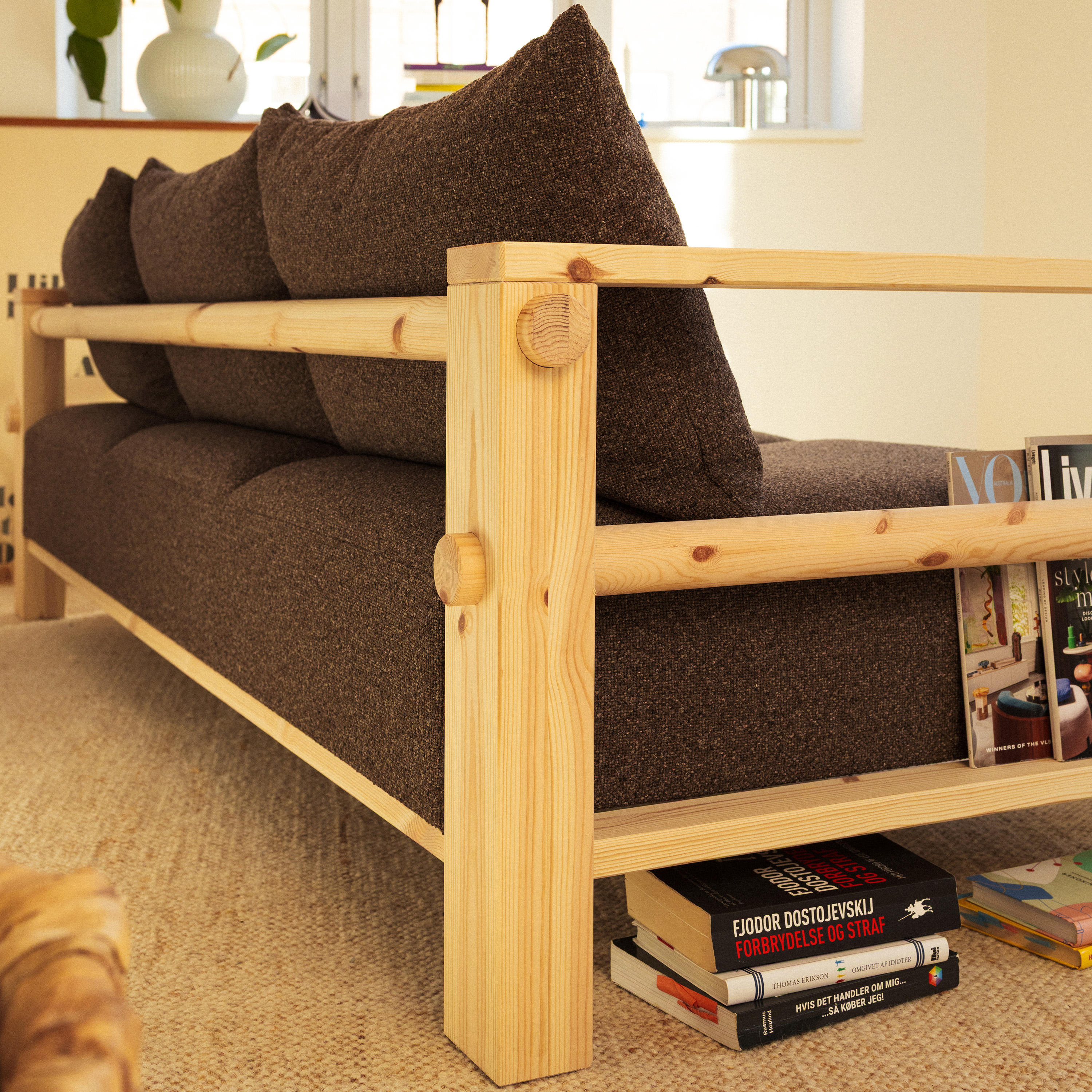 Karup Design Bare Bäddsoffa Raw/Mellow Brown