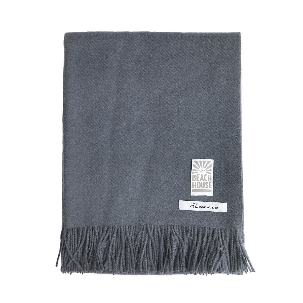 Beach House Company - Smoothie Decke Smoke 130x160 - Grau - Decken