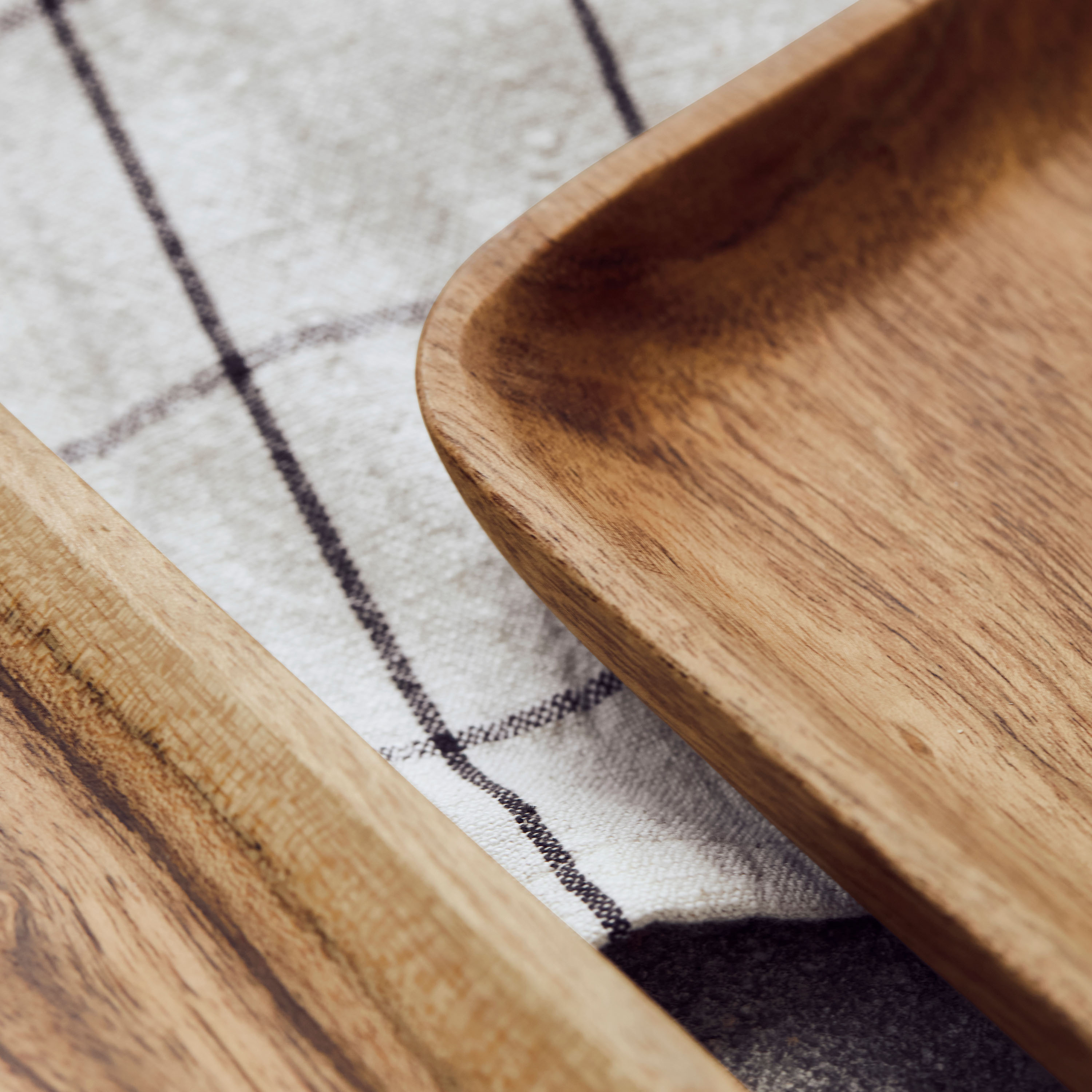 House Doctor Wood Tarjotin Luonnonväri 2 kpl