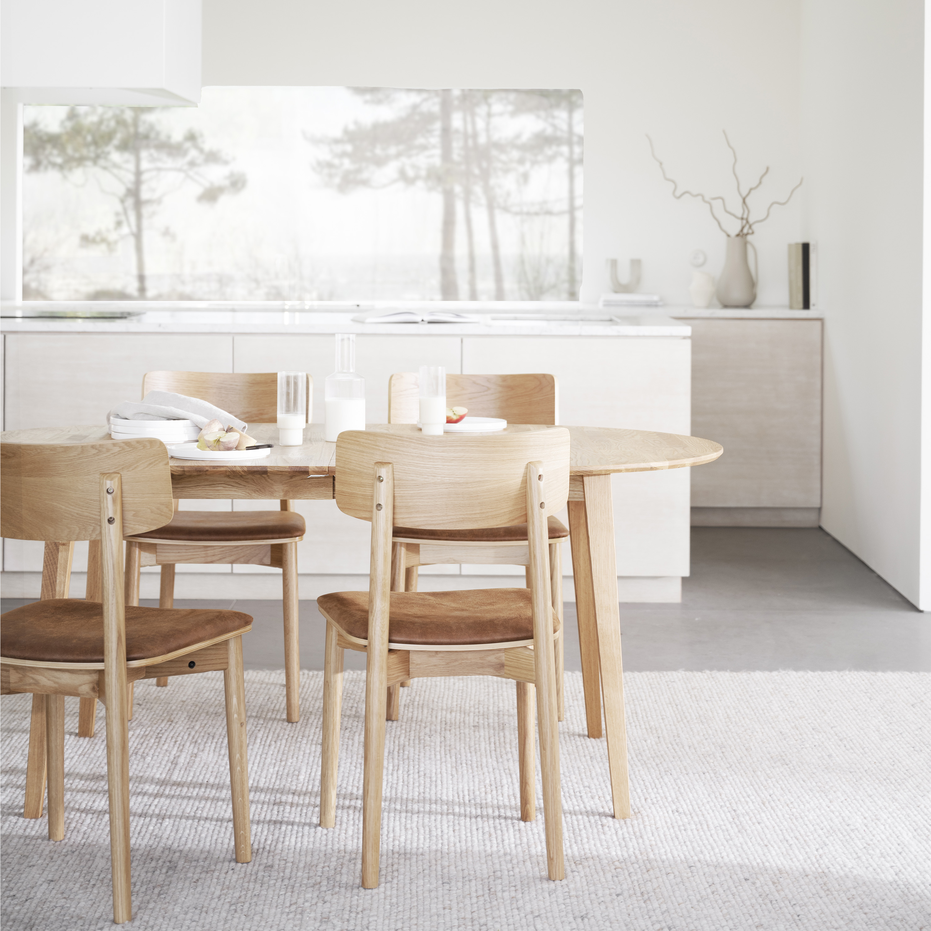 Rowico Home Filippa Esstisch Oval Eiche 170cm