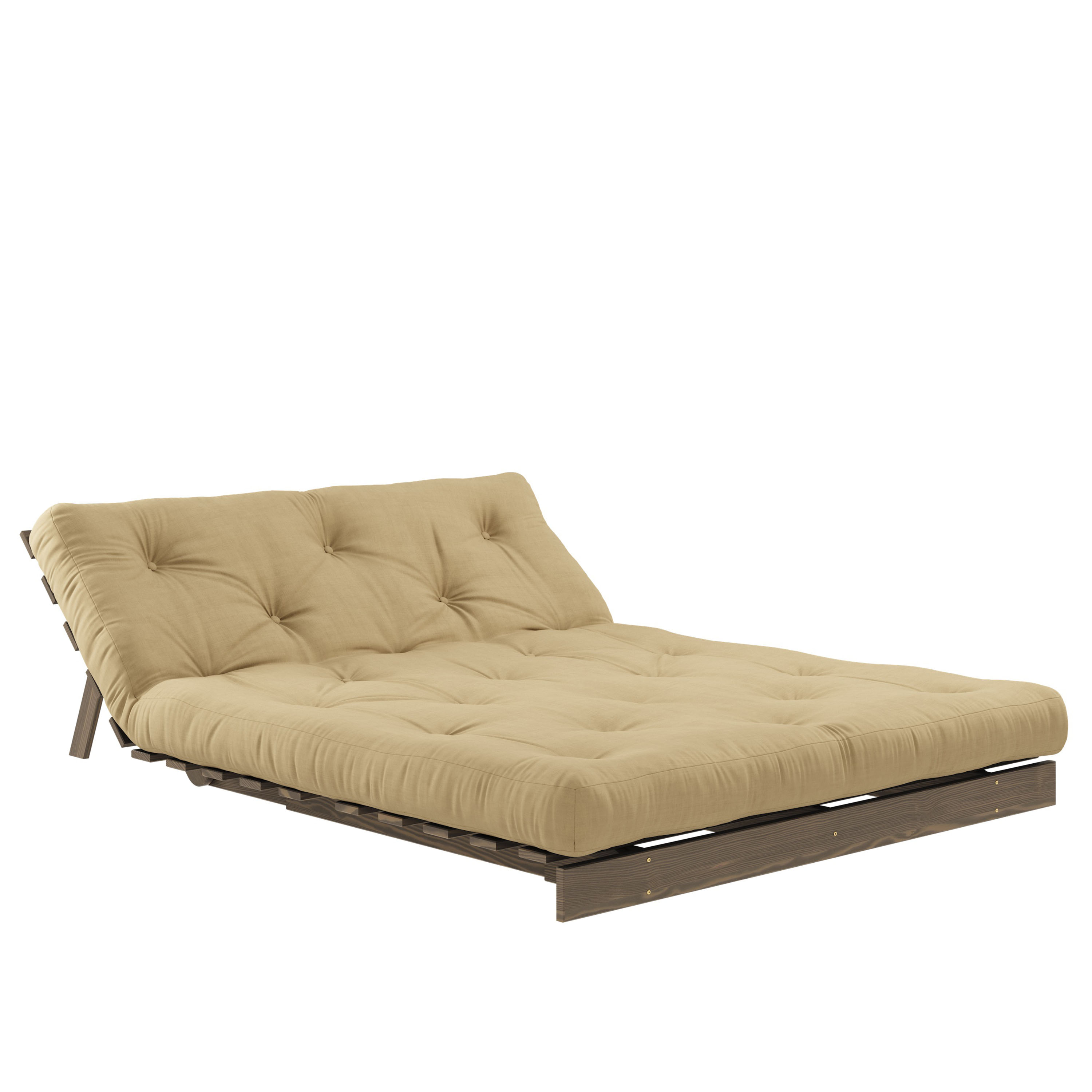 Karup Design Roots Vuodesohva Ruskea/Wheat Beige 140cm