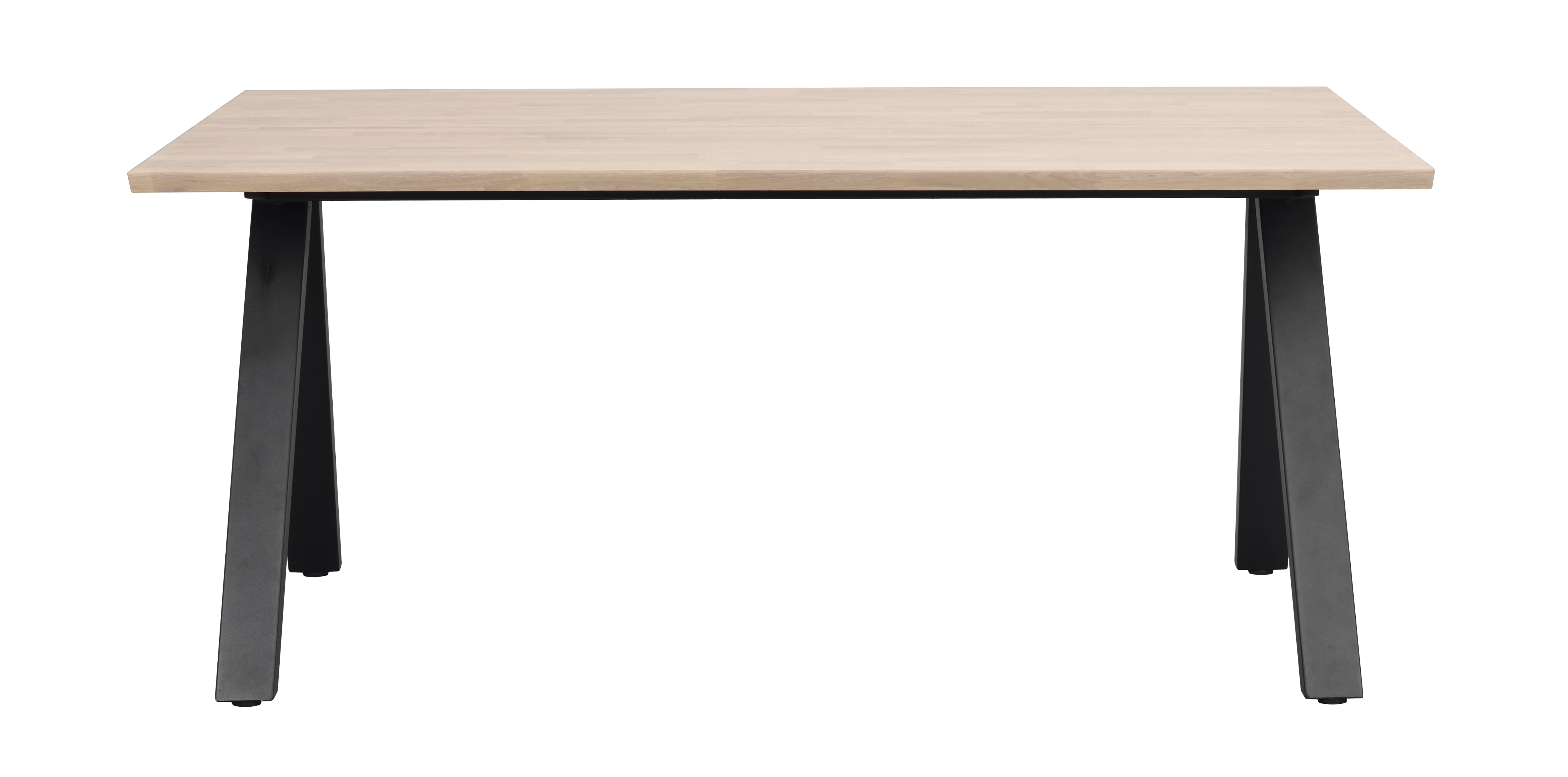 Rowico Home Carradale Esstisch Weiß pigmentierte Eiche/Schwarz 170cm