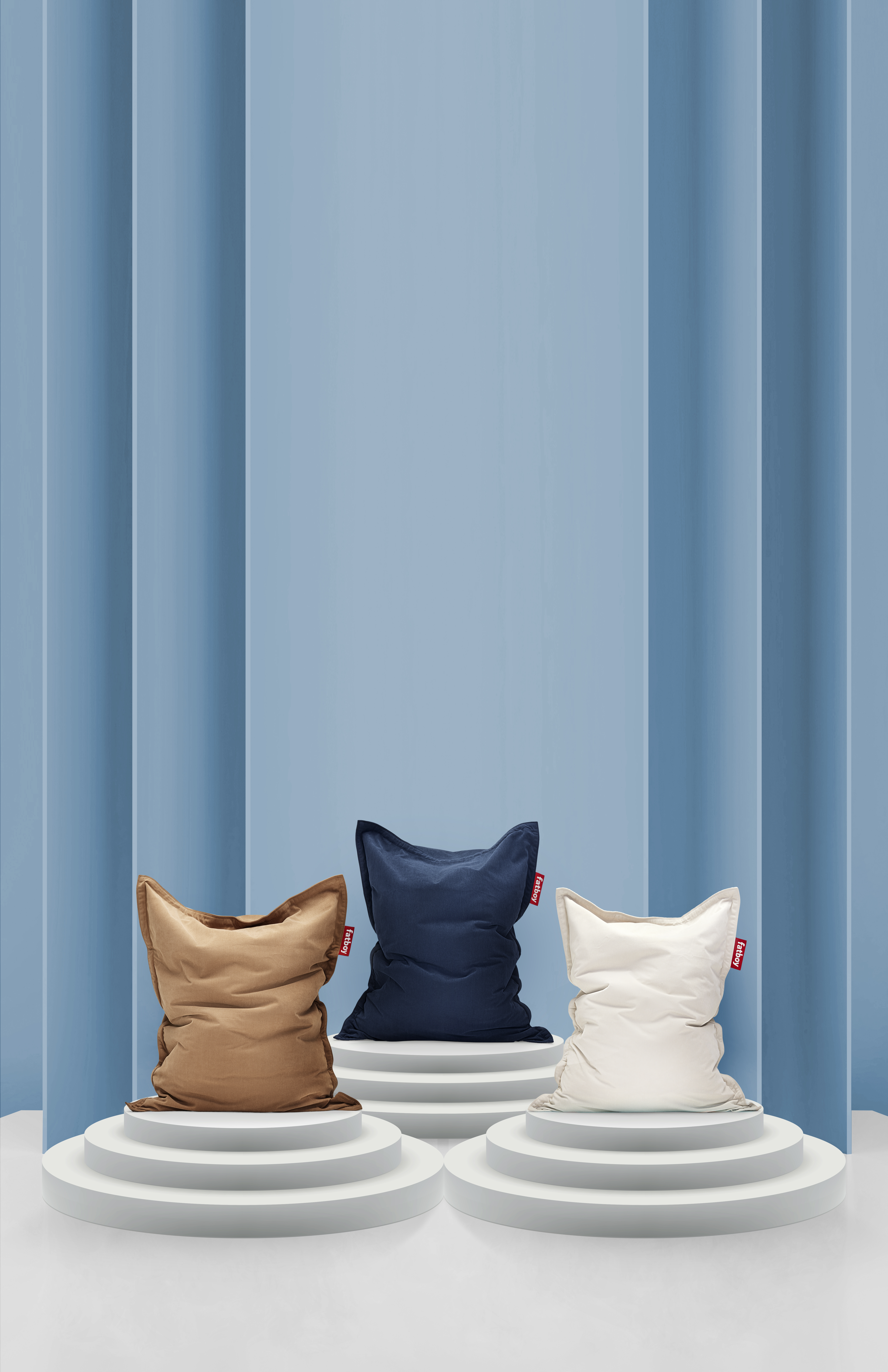 Fatboy Original Slim Recycled Cord Puff Cream