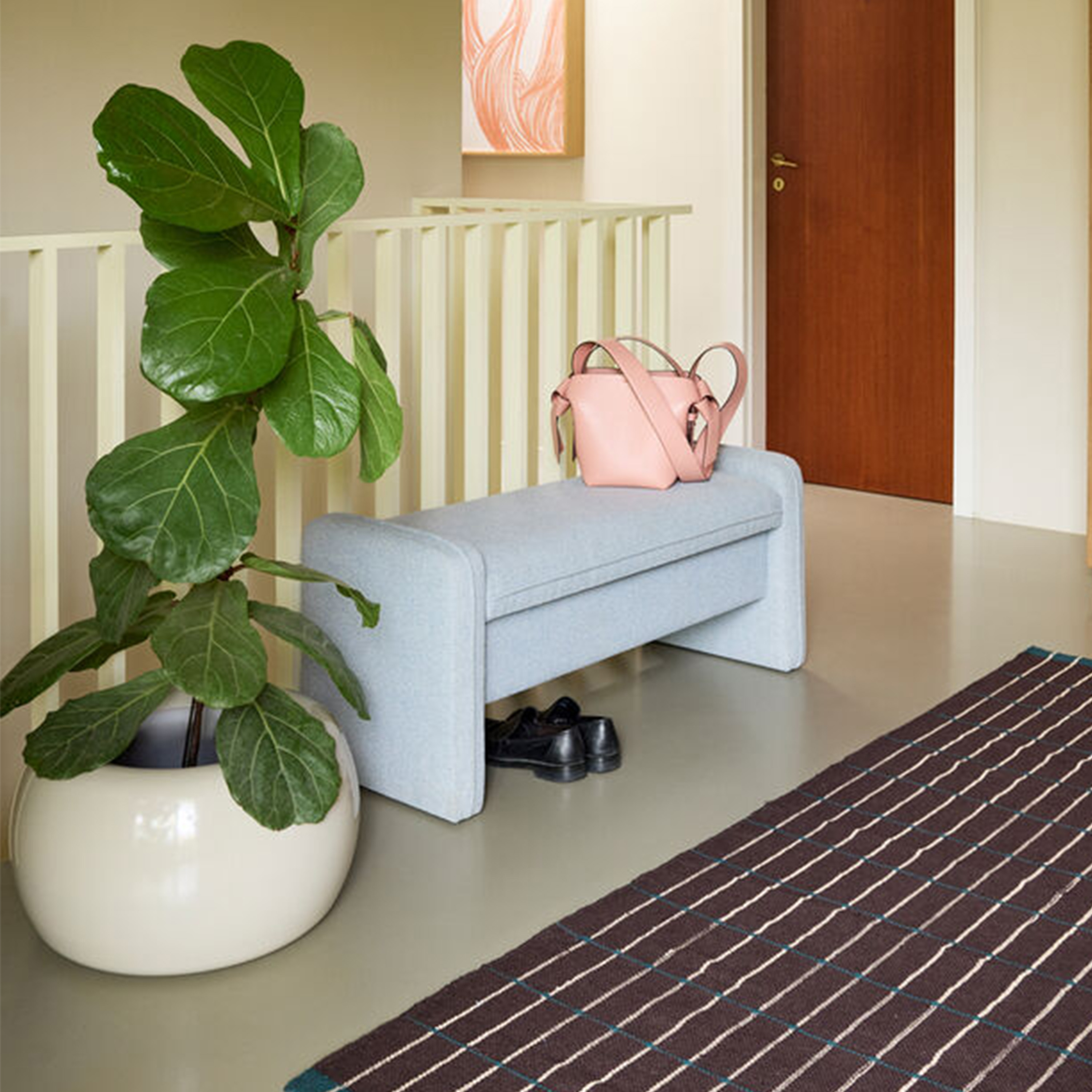 Hübsch Maru Potte Light Green Large 2-pack