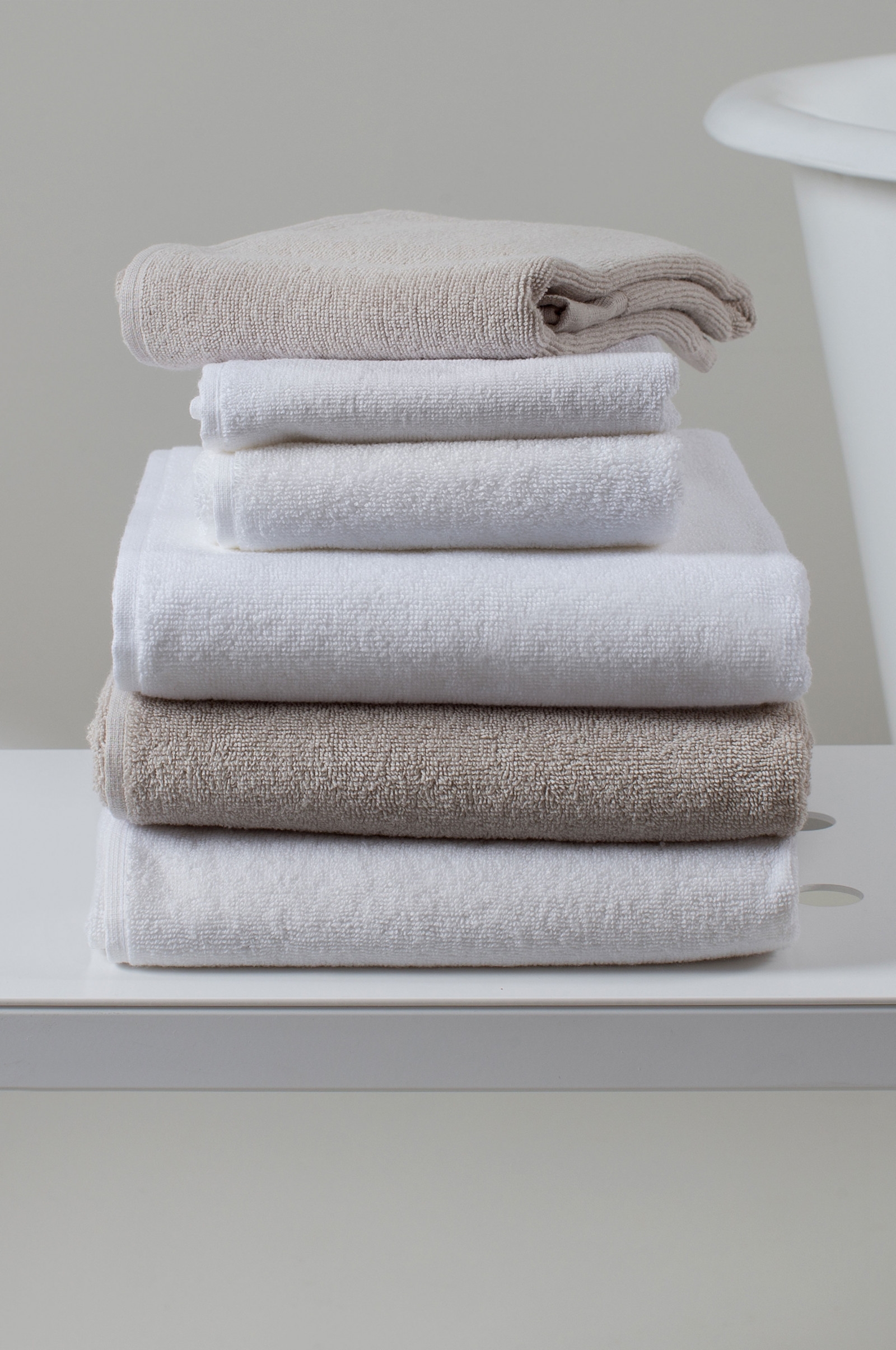 Himla Lina Handtuch Weiß 50x70