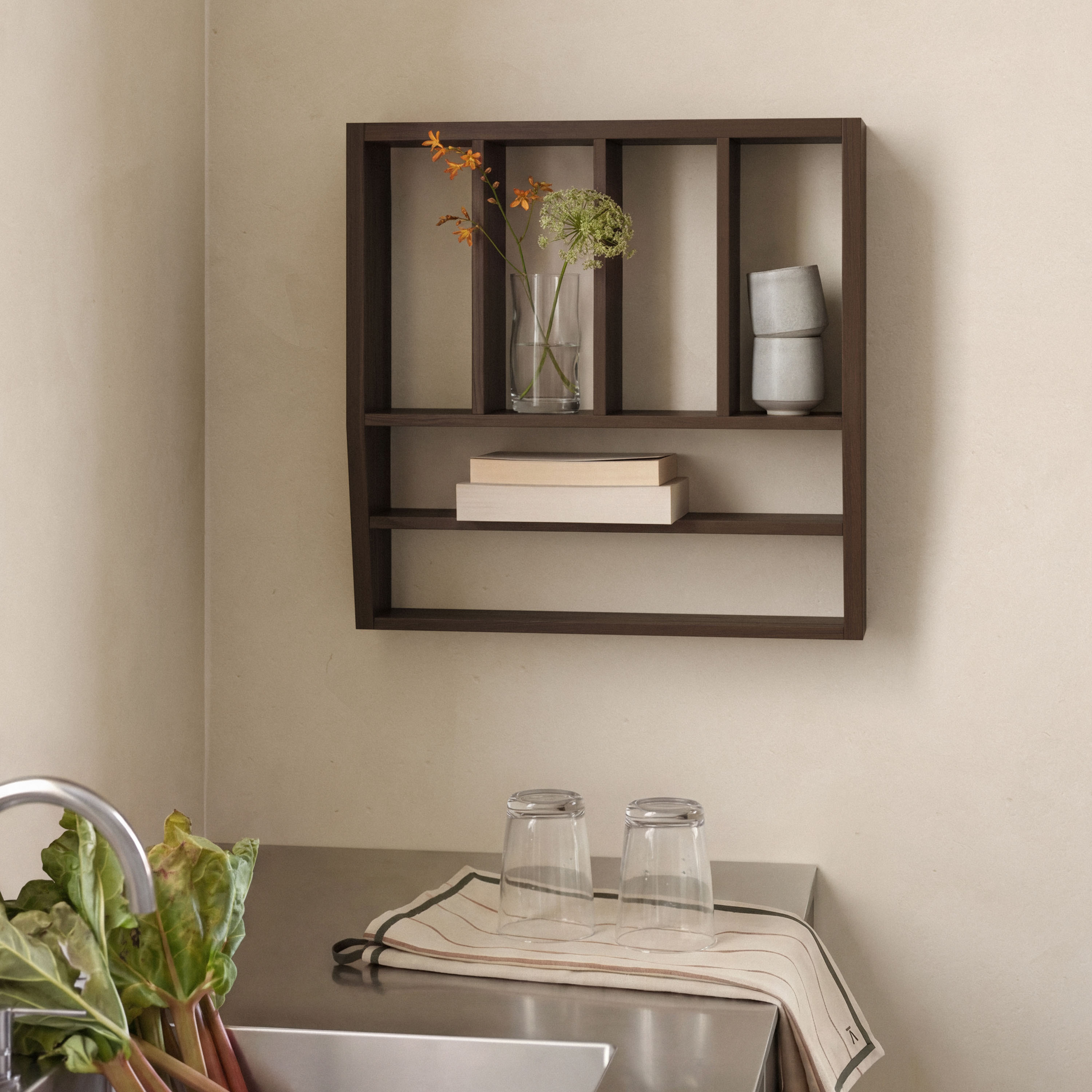 Andersen Furniture Reed Vägghylla Smoked 50x50