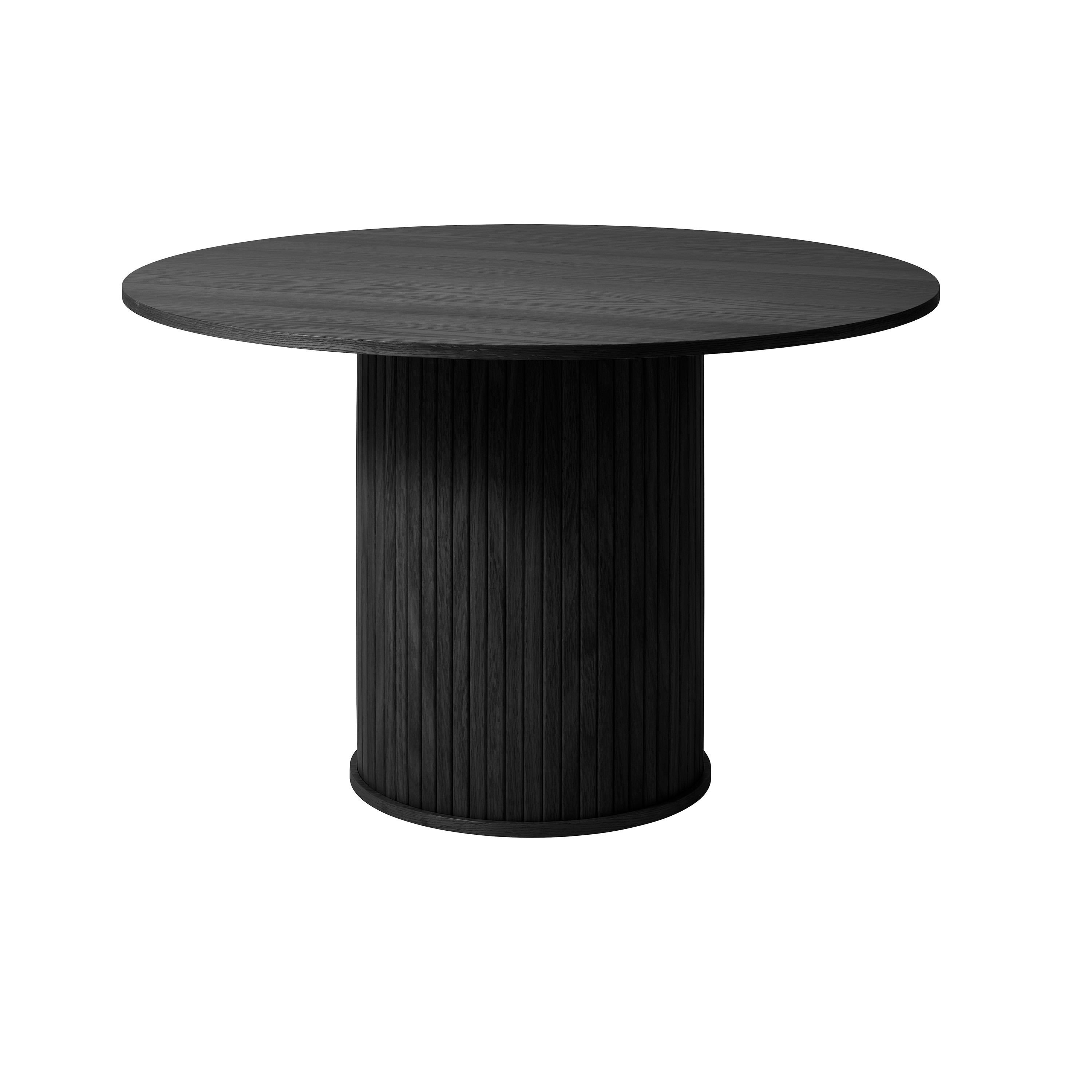 Dara Spisebord Eik Black Ø120
